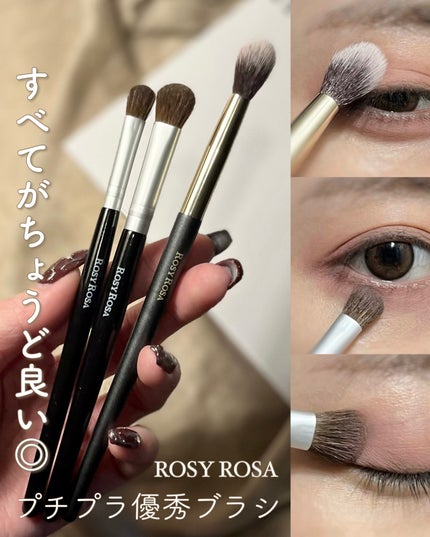 アイシャドウブラシセット/ロージーローザ/メイクブラシを使ったクチコミ(1枚目)