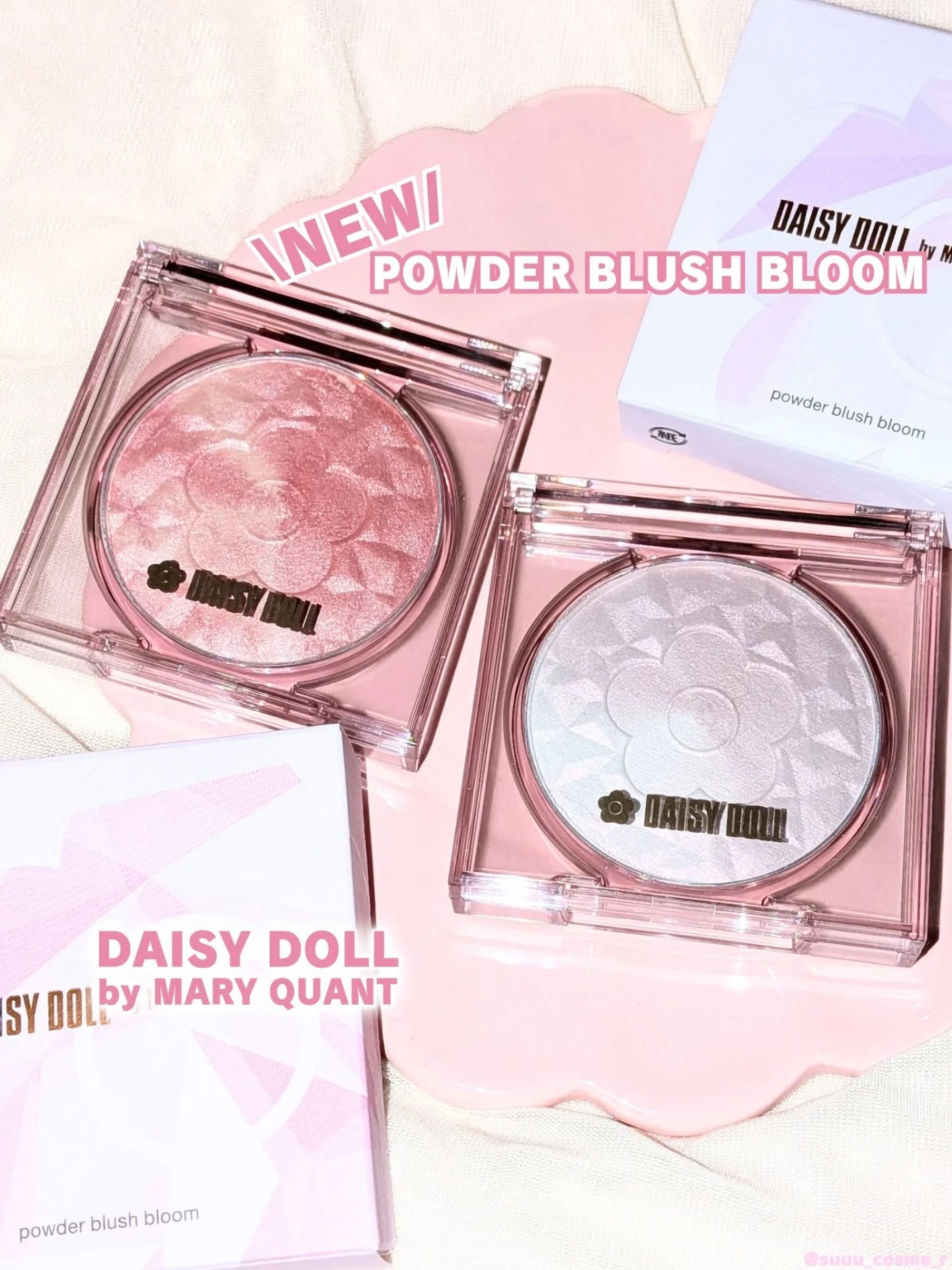 デイジードール パウダー ブラッシュ ブルーム/DAISY DOLL by MARY QUANT/パウダーチークを使ったクチコミ（1枚目）