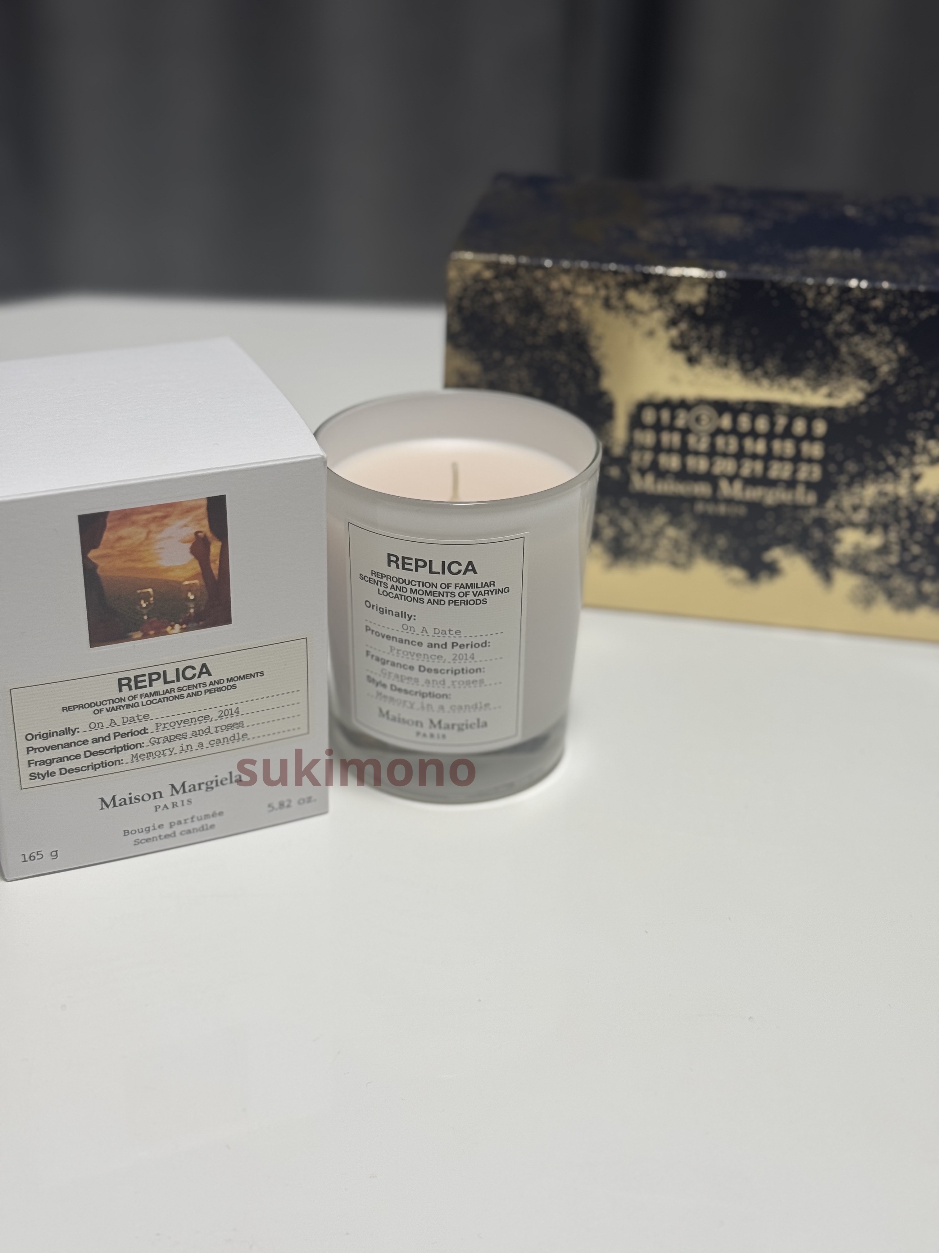 レプリカ　キャンドル　オンアデート/Maison Margiela Fragrances/アロマキャンドルを使ったクチコミ（2枚目）