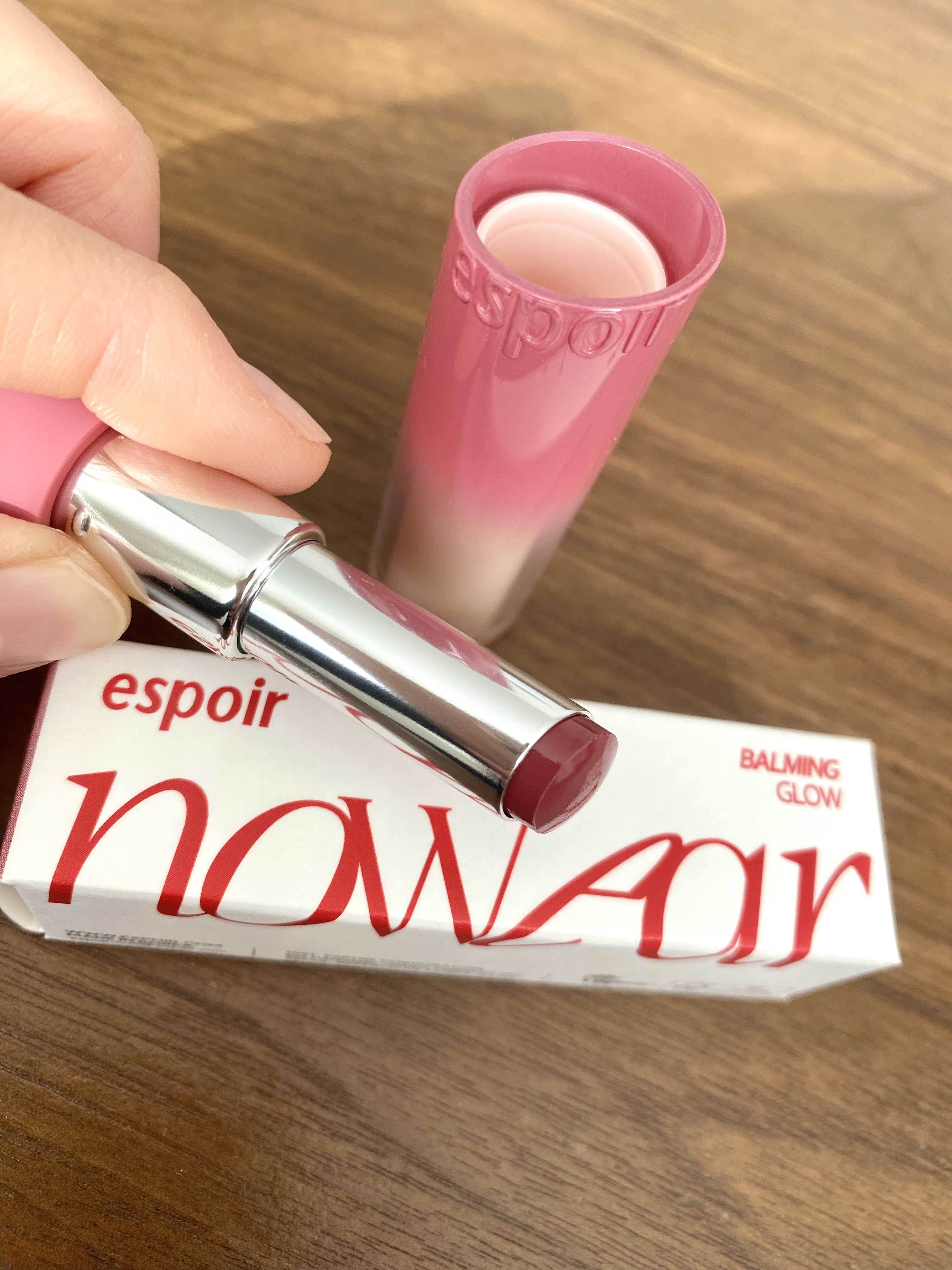 ノーウェアリップスティックバーミンググロー/espoir/口紅を使ったクチコミ（3枚目）