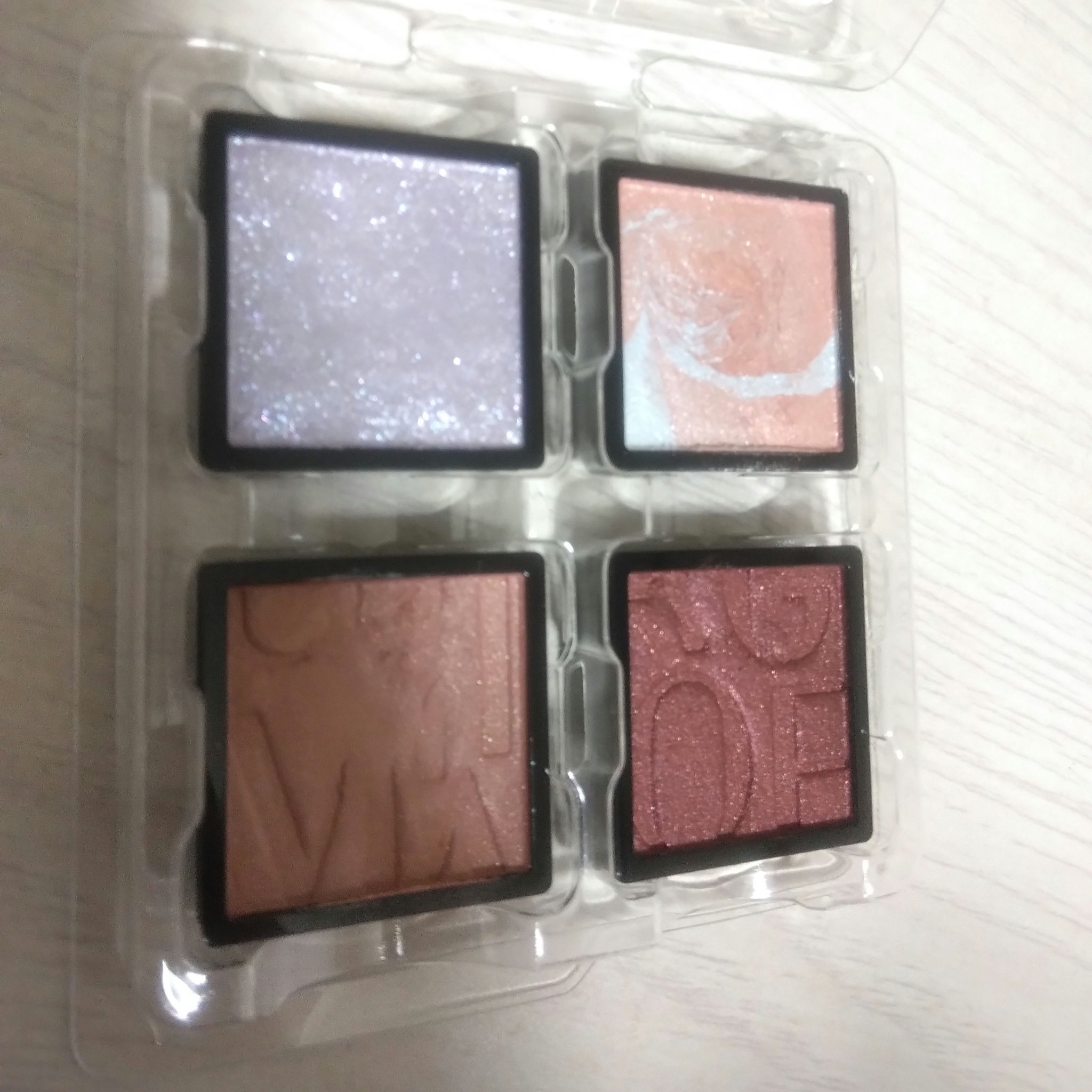 Bloom Collection カスタマイズアイカラー アソート（限定カラー） EX02 ロージーマーブルアソート/マキアージュ/アイシャドウを使ったクチコミ（2枚目）