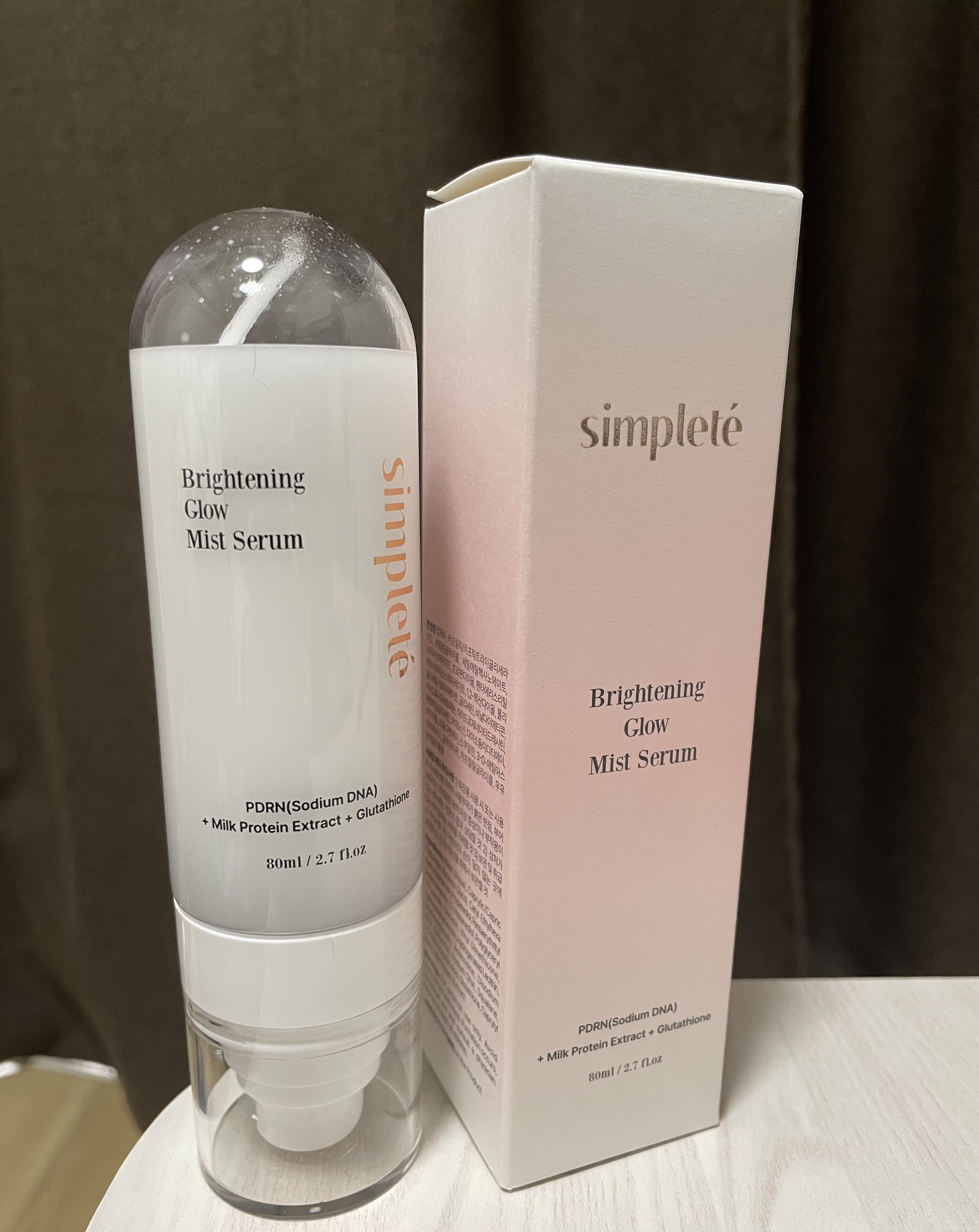 ブライトニング グロウ ミストセラム/Simplete(シンプレ)/その他スキンケアを使ったクチコミ（1枚目）