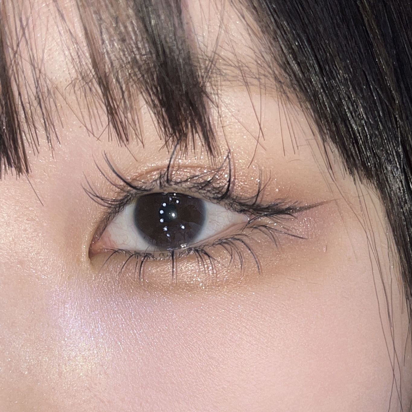 【今日のメイク】デパコスの好きな組み合わせ🥰

⚪️DECORTÉ
アイグロウジェム スキンシャドウ
11G　milk azuki

と

⚪️LUNASOL
アイカラーレーションN
15　Flawless Clarity

のラメカラー