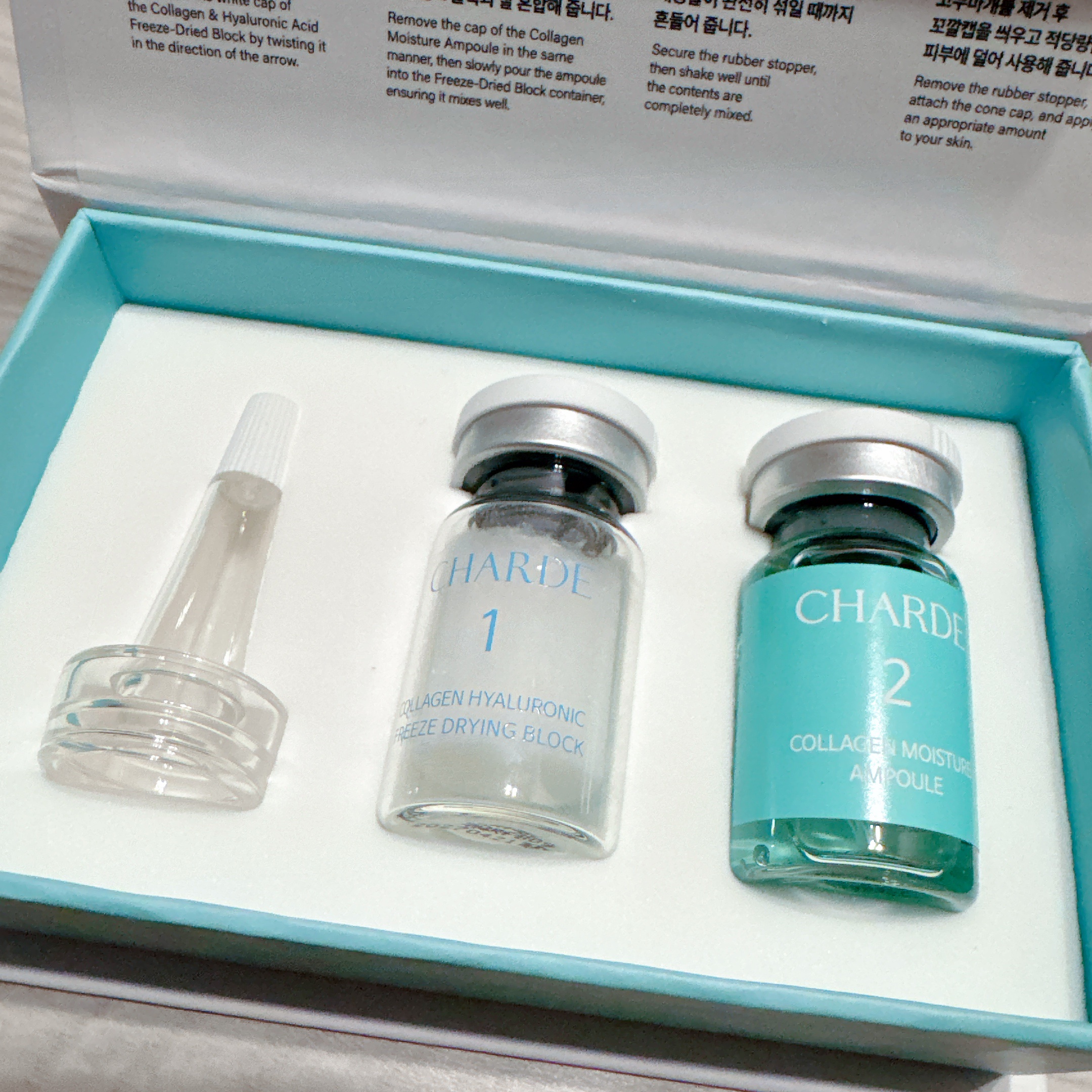 クラウドアンプル 1week キット/CHARDE/美容液を使ったクチコミ（3枚目）