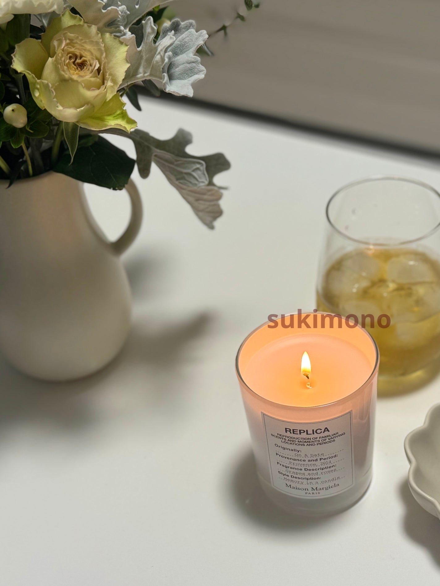 レプリカ キャンドル オンアデート/Maison Margiela Fragrances/アロマキャンドルを使ったクチコミ(4枚目)