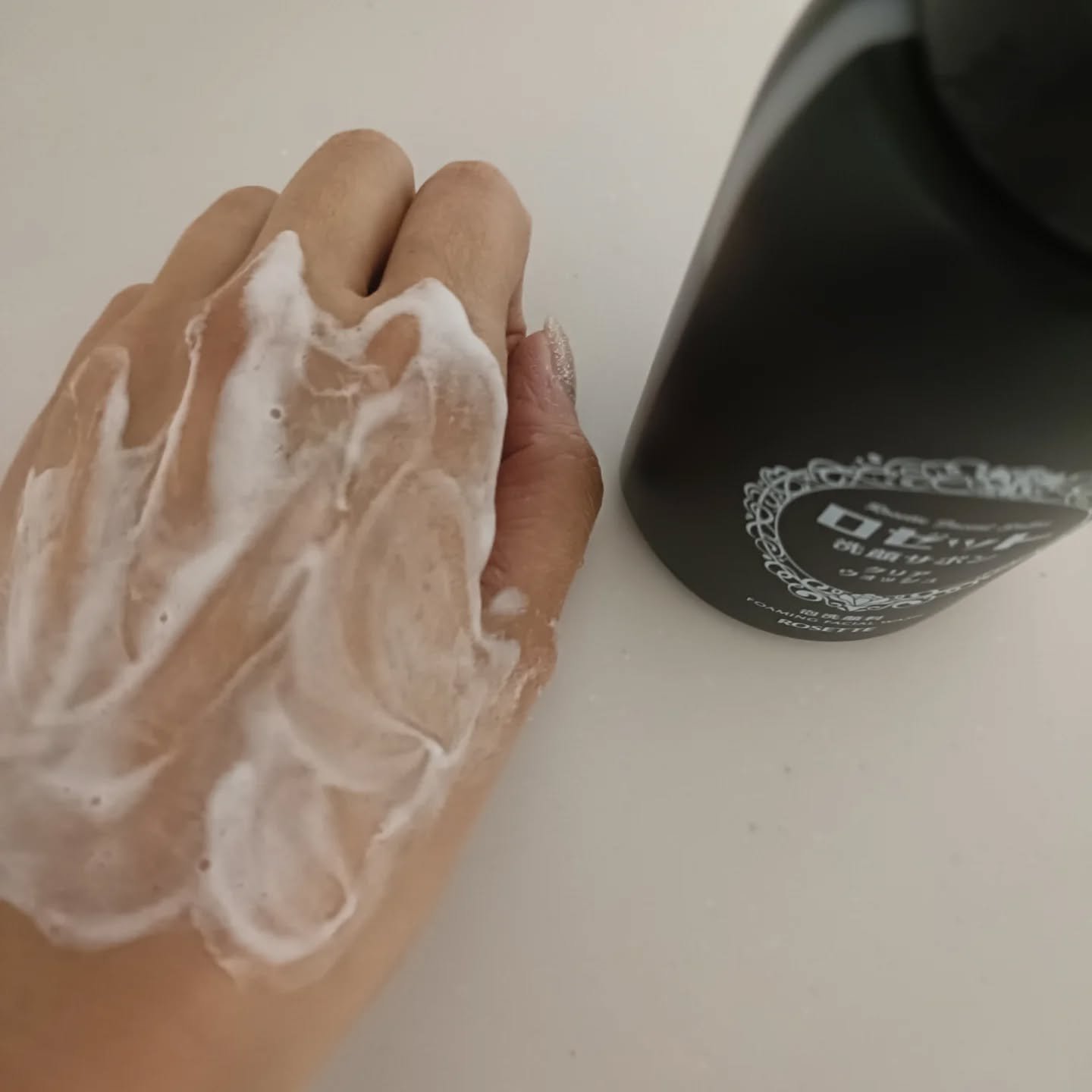 ロゼット洗顔サボン クリアウォッシュ/ロゼット/泡洗顔を使ったクチコミ（3枚目）