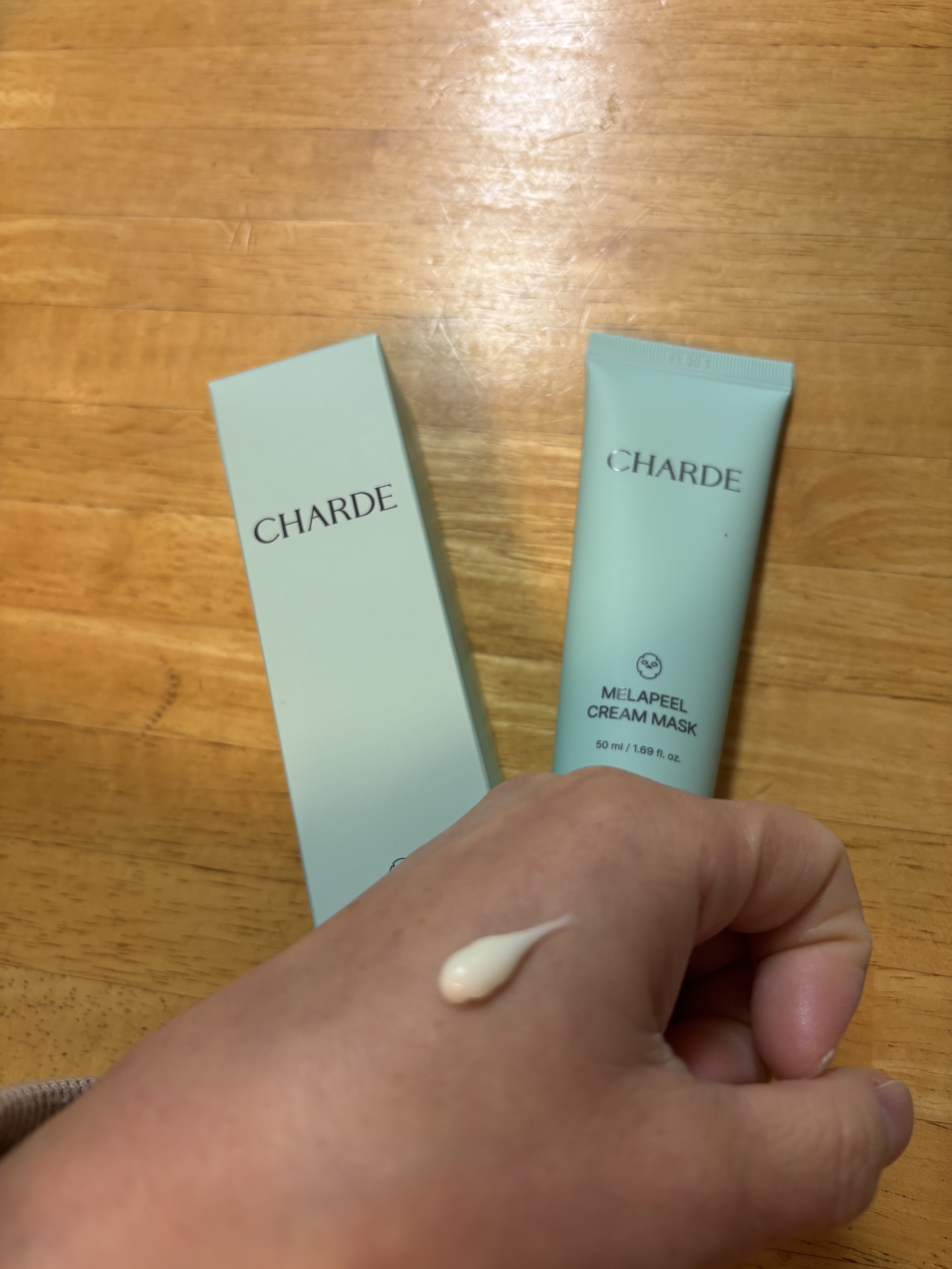 メラピールクリームマスク/CHARDE/ピーリングを使ったクチコミ（3枚目）