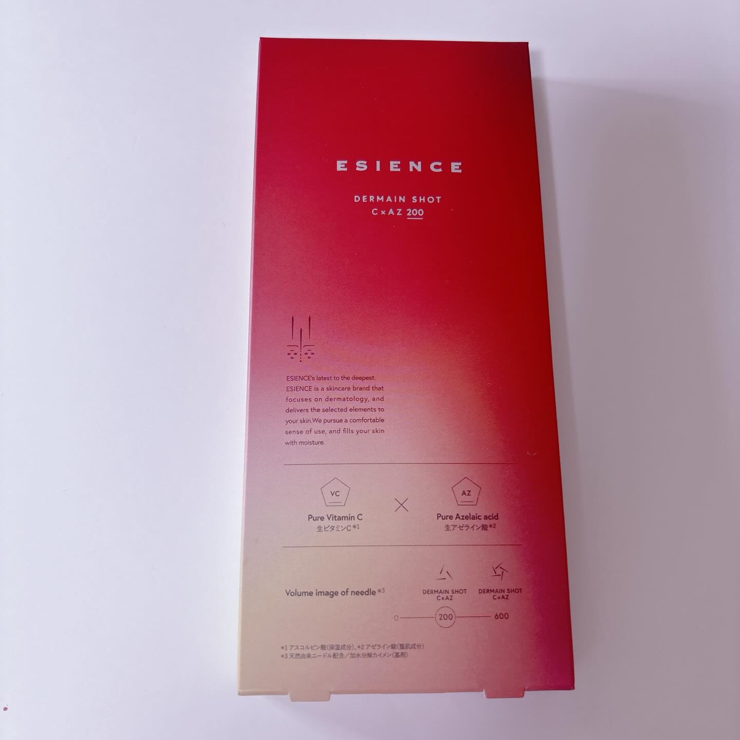 C×AZ ダーマインショット200/ESIENCE/美容液を使ったクチコミ（1枚目）