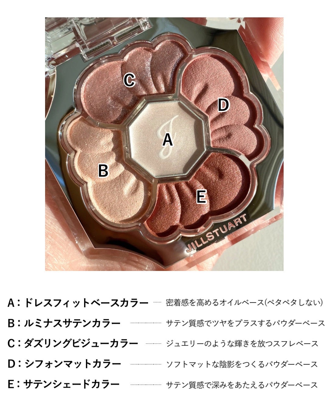 ジルスチュアート ドレスドブルーム アイズ/JILL STUART/アイシャドウパレットを使ったクチコミ(5枚目)