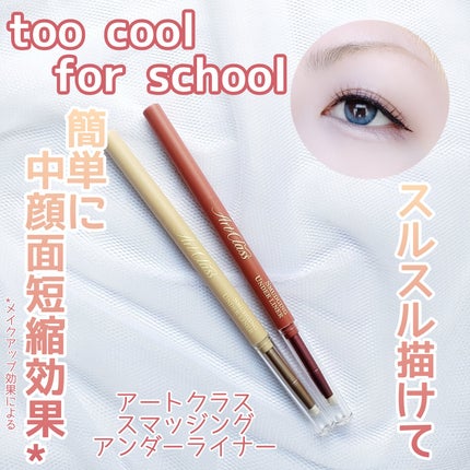 アートクラス スマージングアンダーライナー/too cool for school/ペンシルアイライナーを使ったクチコミ(1枚目)