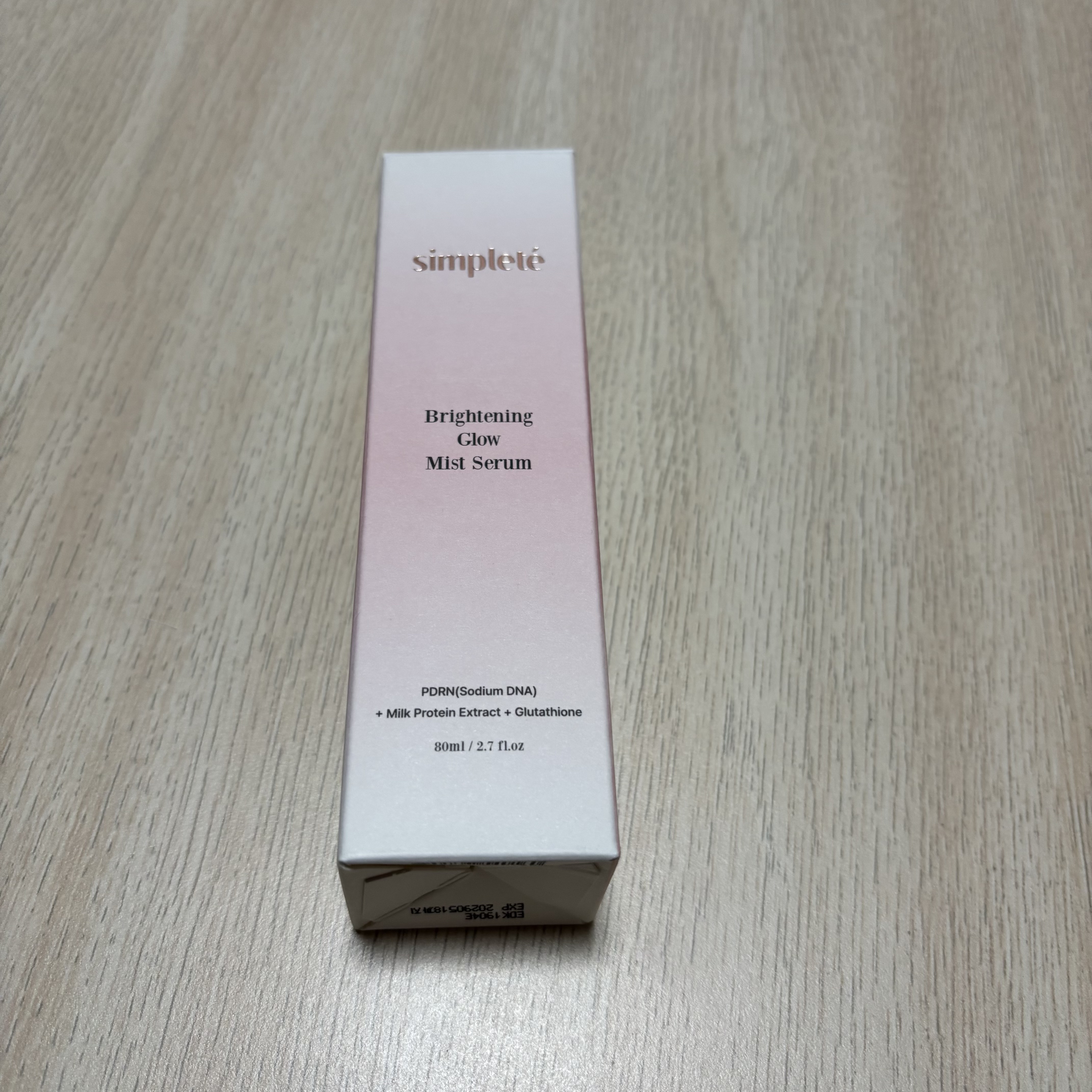 ブライトニング グロウ ミストセラム/Simplete(シンプレ)/ミスト状化粧水を使ったクチコミ（1枚目）