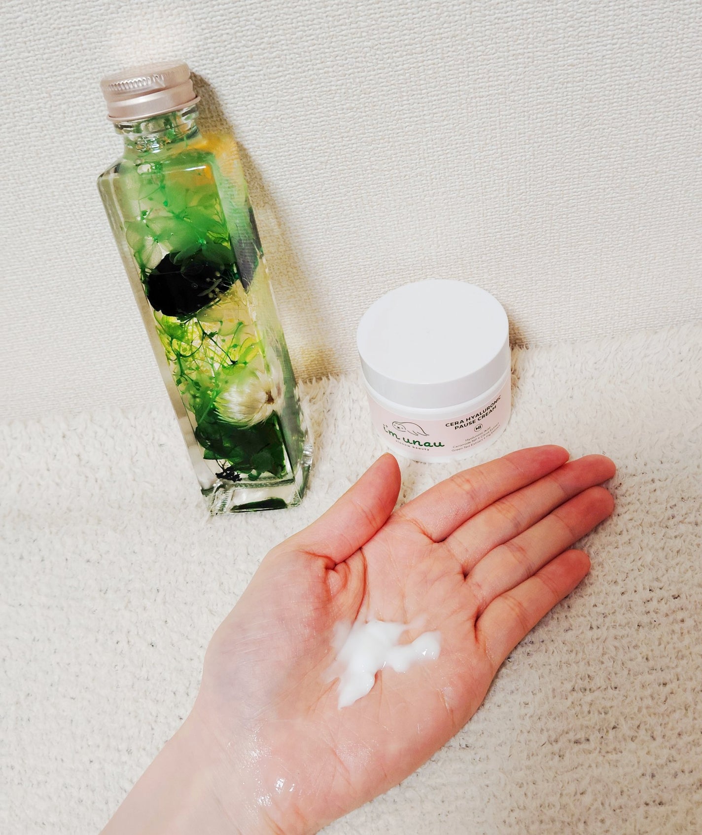 セラ ヒアルロニック ポーズ クリーム/i’m unau/フェイスクリームを使ったクチコミ(3枚目)