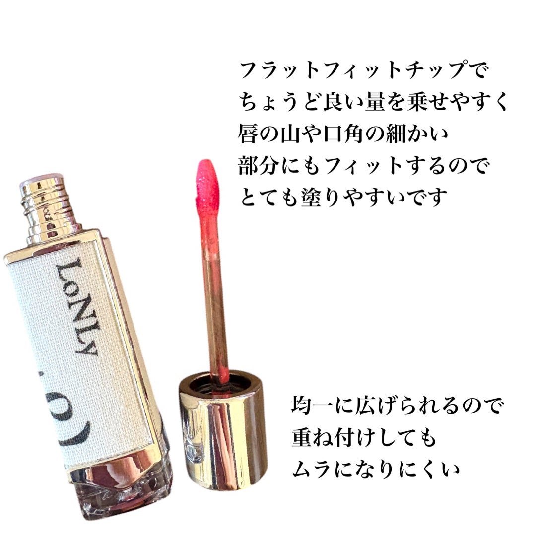キャンドルライトジュレティント/LoNLy /リップティントを使ったクチコミ(3枚目)