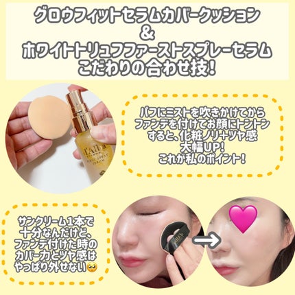 ダルバ ホワイトトリュフファーストスプレーセラム/ダルバ/ミスト状化粧水を使ったクチコミ(4枚目)