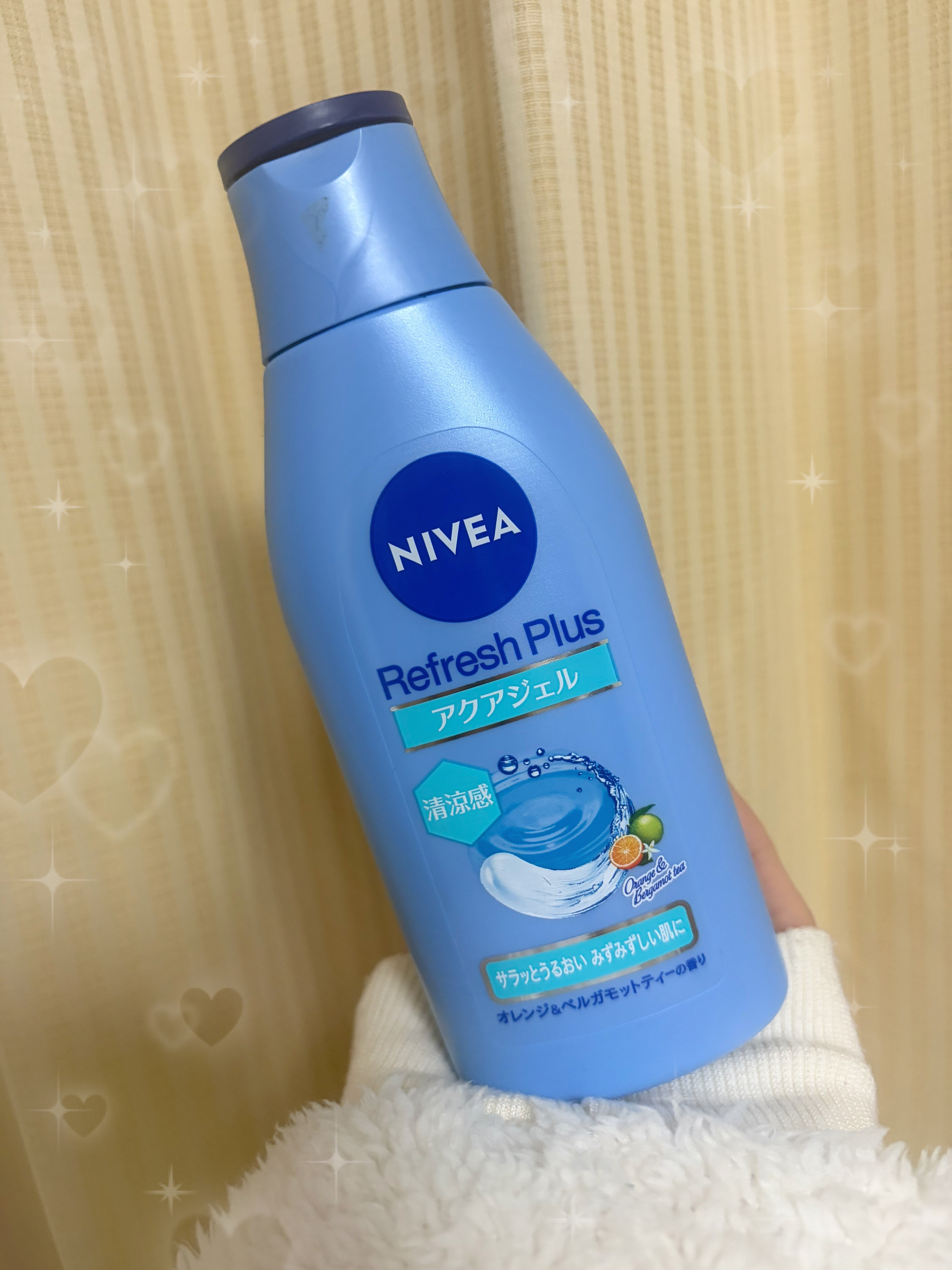 ニベア リフレッシュプラス アクアモイスチャー ボディジェル/ニベア/ボディローションを使ったクチコミ（1枚目）