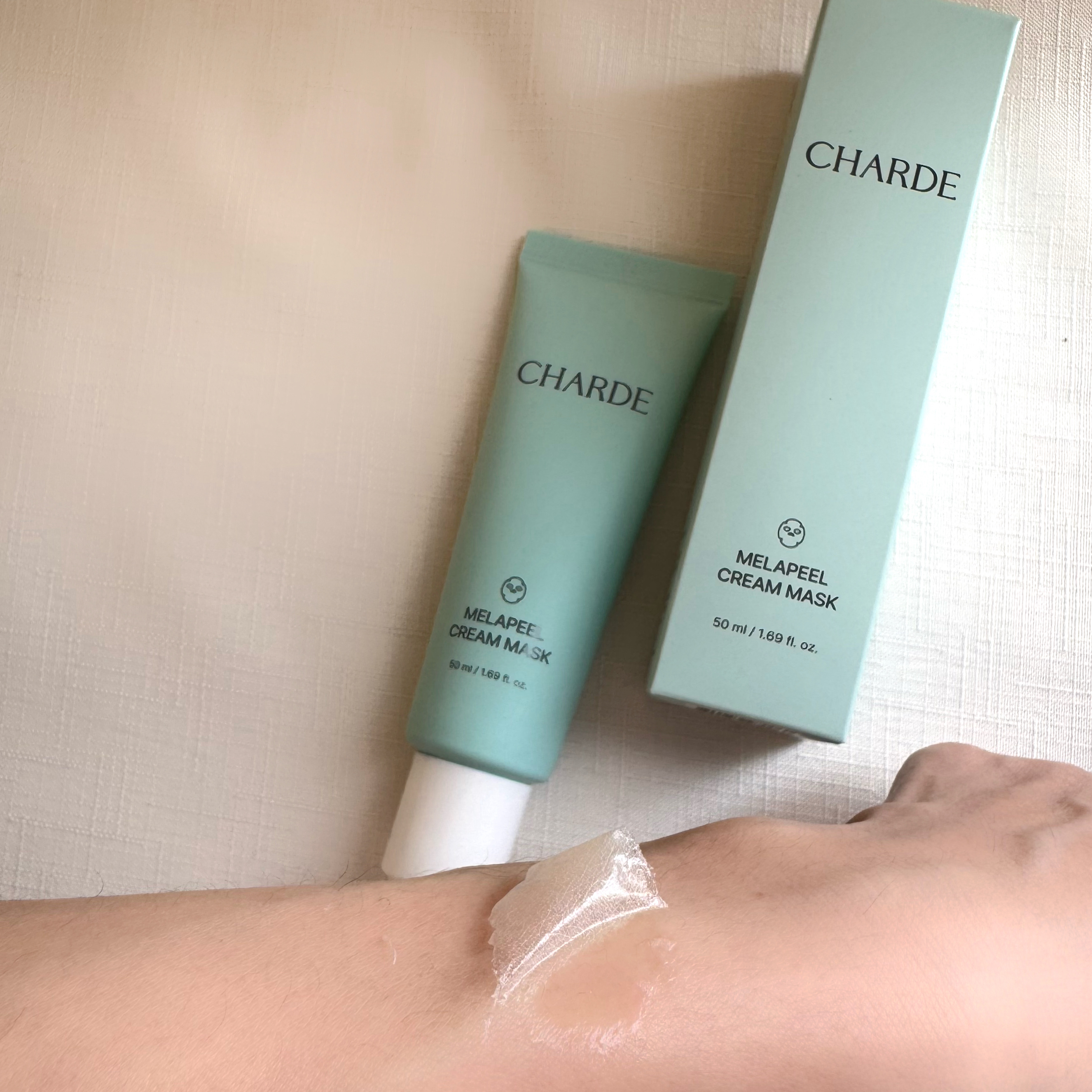 メラピールクリームマスク/CHARDE/ピーリングを使ったクチコミ（3枚目）