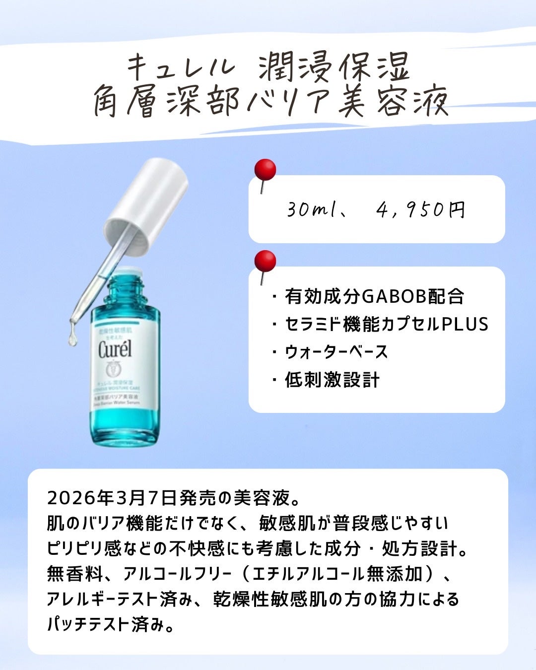 とまと村長@化粧品研究者 on LIPS 「キュレルからとんでもない商品が出るぞ!3月に発売の美容液はとん..」(2枚目)