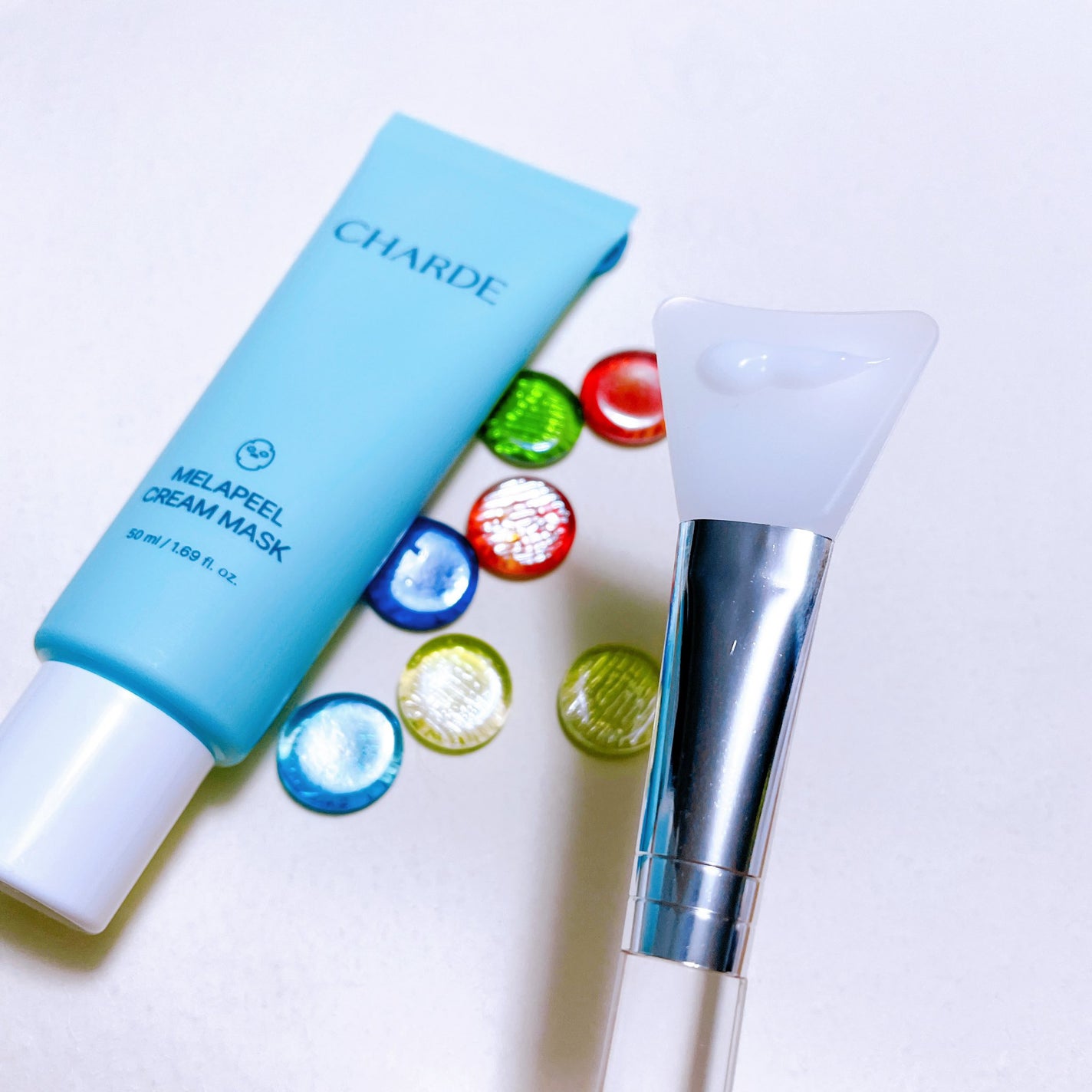 メラピールクリームマスク/CHARDE/ピーリングを使ったクチコミ(3枚目)