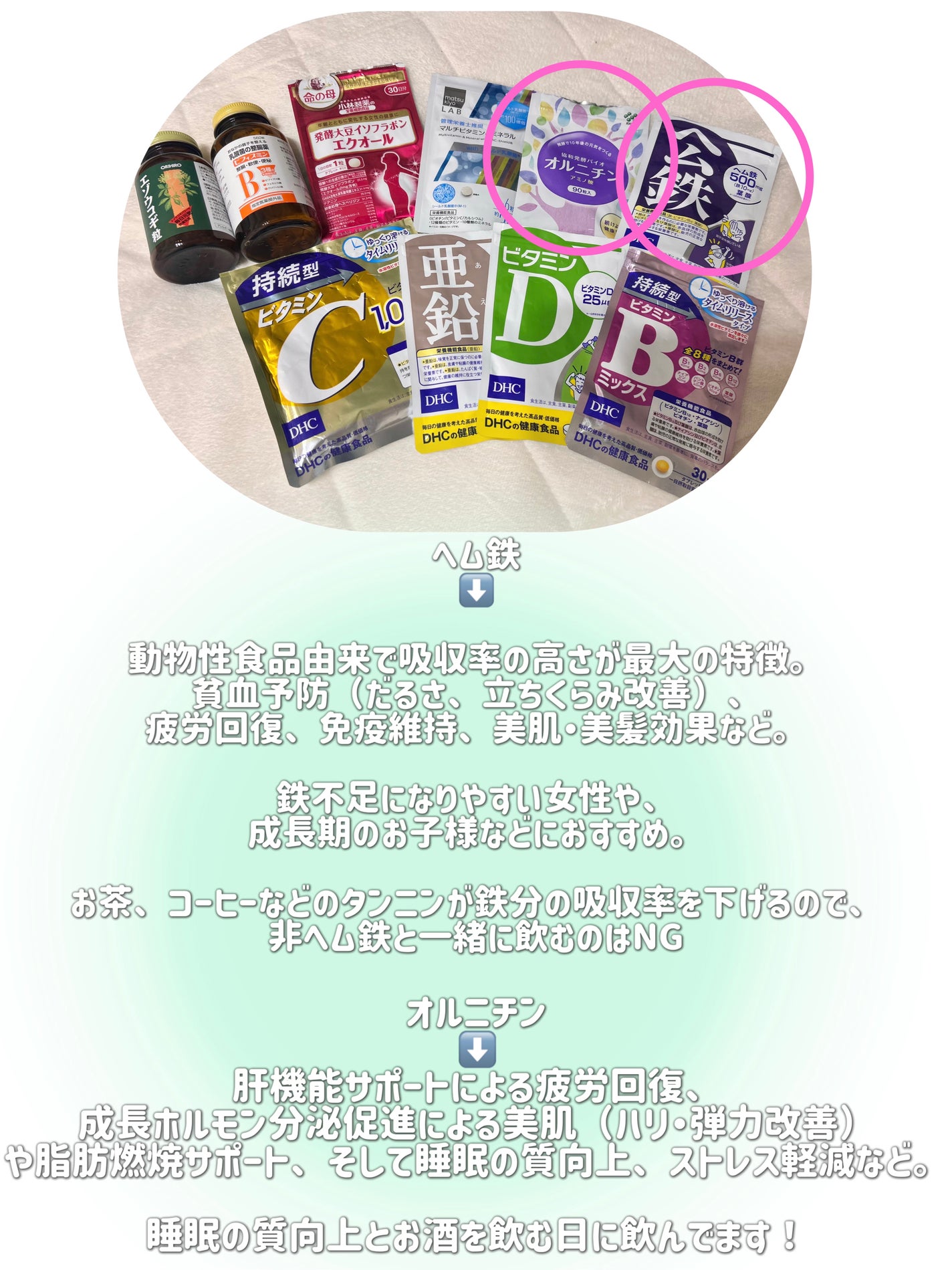 DHC ヘム鉄/DHC/健康サプリメントを使ったクチコミ(4枚目)