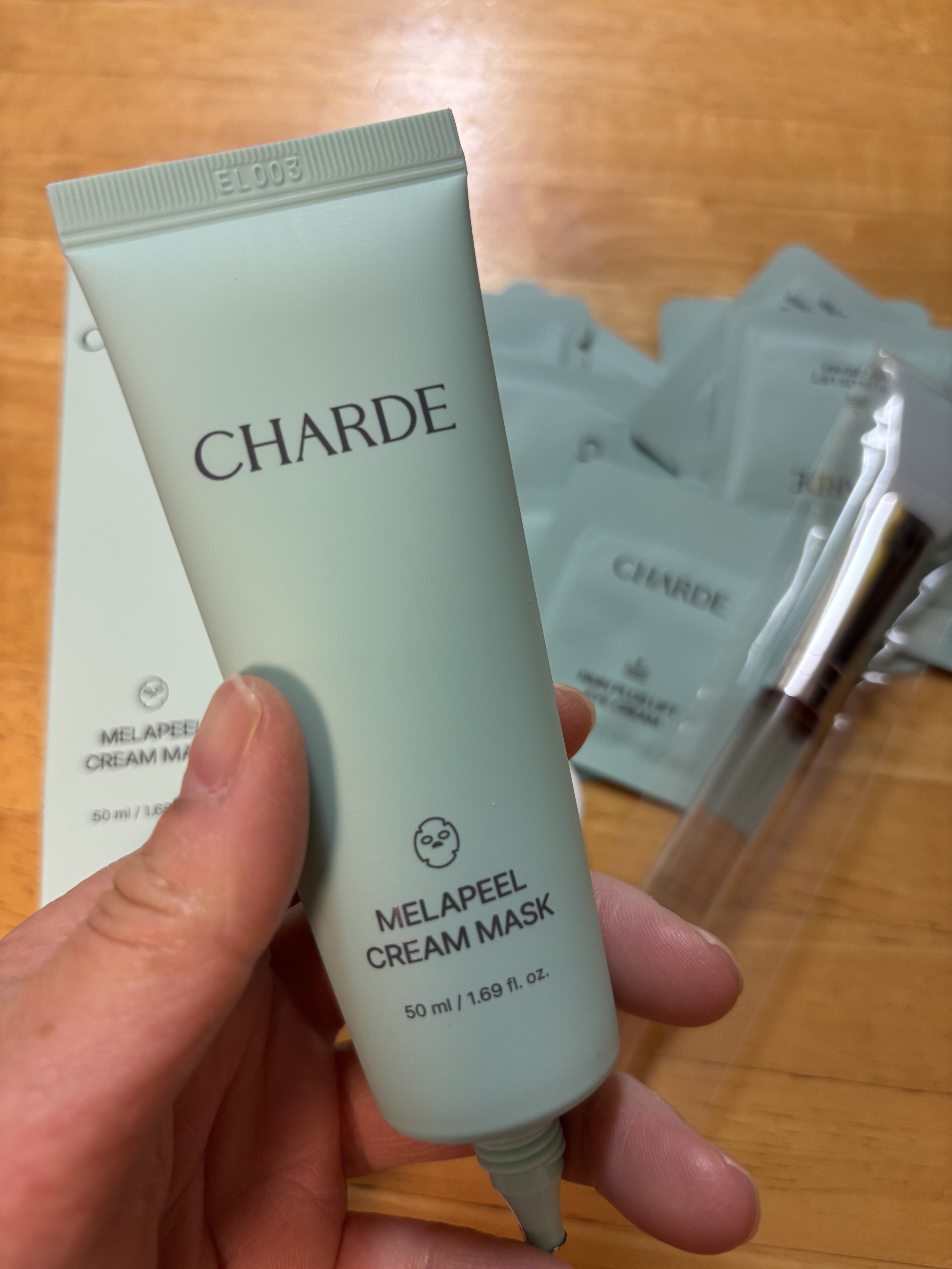 メラピールクリームマスク/CHARDE/ピーリングを使ったクチコミ（2枚目）