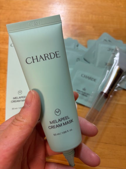 メラピールクリームマスク/CHARDE/ピーリングを使ったクチコミ(2枚目)