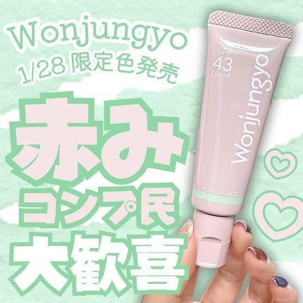 ウォンジョンヨ トーンアップベース N 101 メロンミント/Wonjungyo/化粧下地を使ったクチコミ(1枚目)