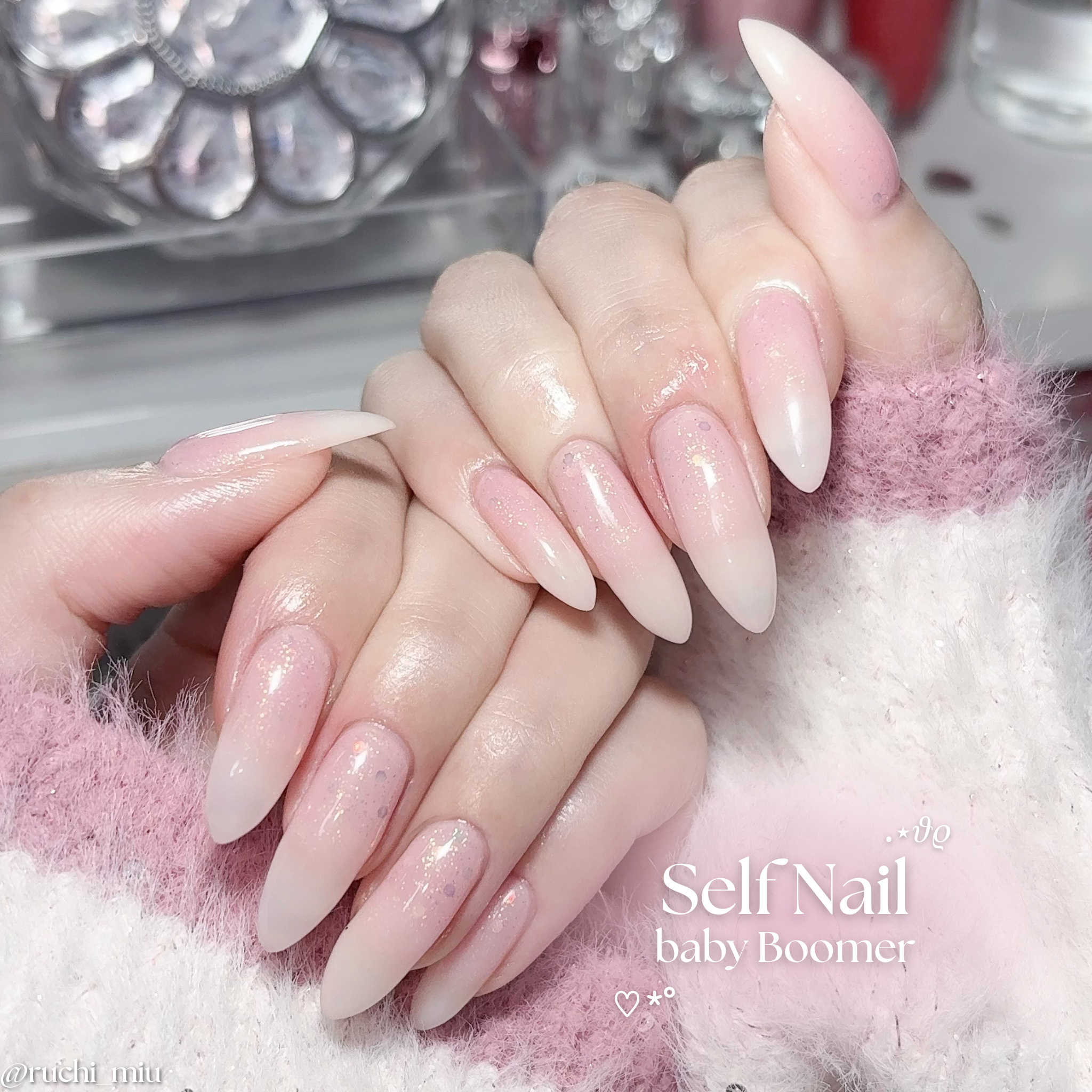 ジェルネイル（ライト対応）/セリア/ジェルネイルを使ったクチコミ（1枚目）