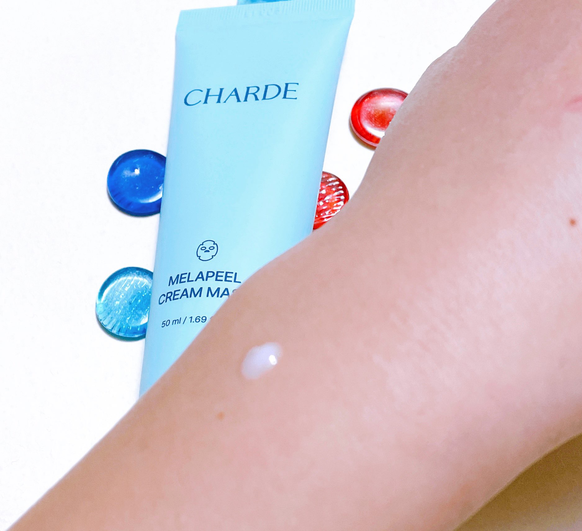 メラピールクリームマスク/CHARDE/ピーリングを使ったクチコミ（2枚目）