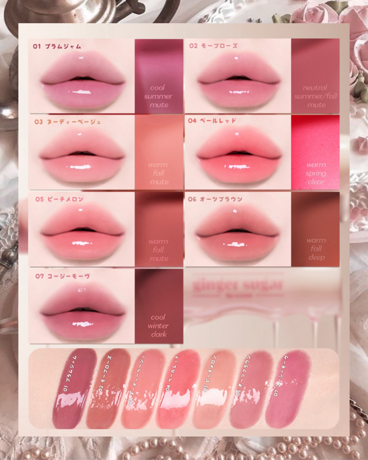 ジンジャーシュガーカラーリップセラム 07 コージーモーヴ/ETUDE/リップ美容液を使ったクチコミ（2枚目）