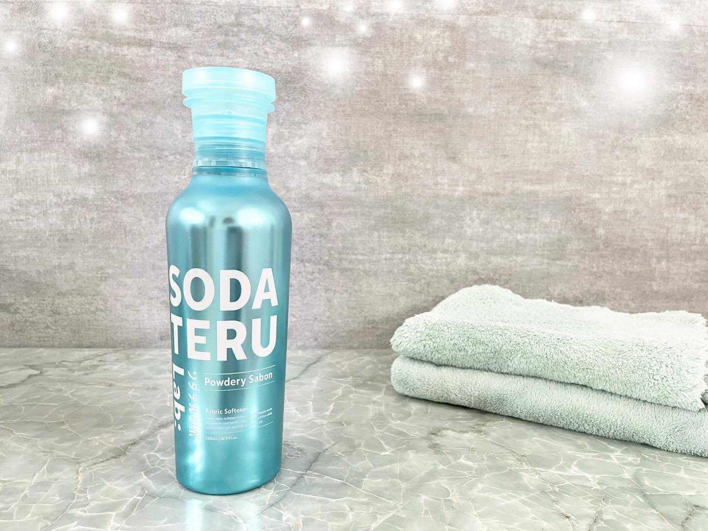 柔軟剤（パウダリーサボンの香り）/ソダテルラボ/柔軟剤を使ったクチコミ（1枚目）