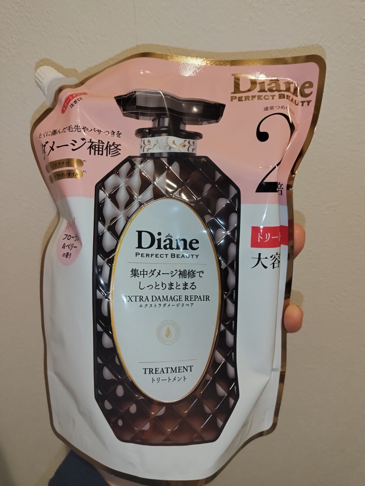 パーフェクトビューティ モイストダイアン エクストラダメージリペア シャンプー/トリートメント/ダイアン/市販シャンプーを使ったクチコミ(3枚目)