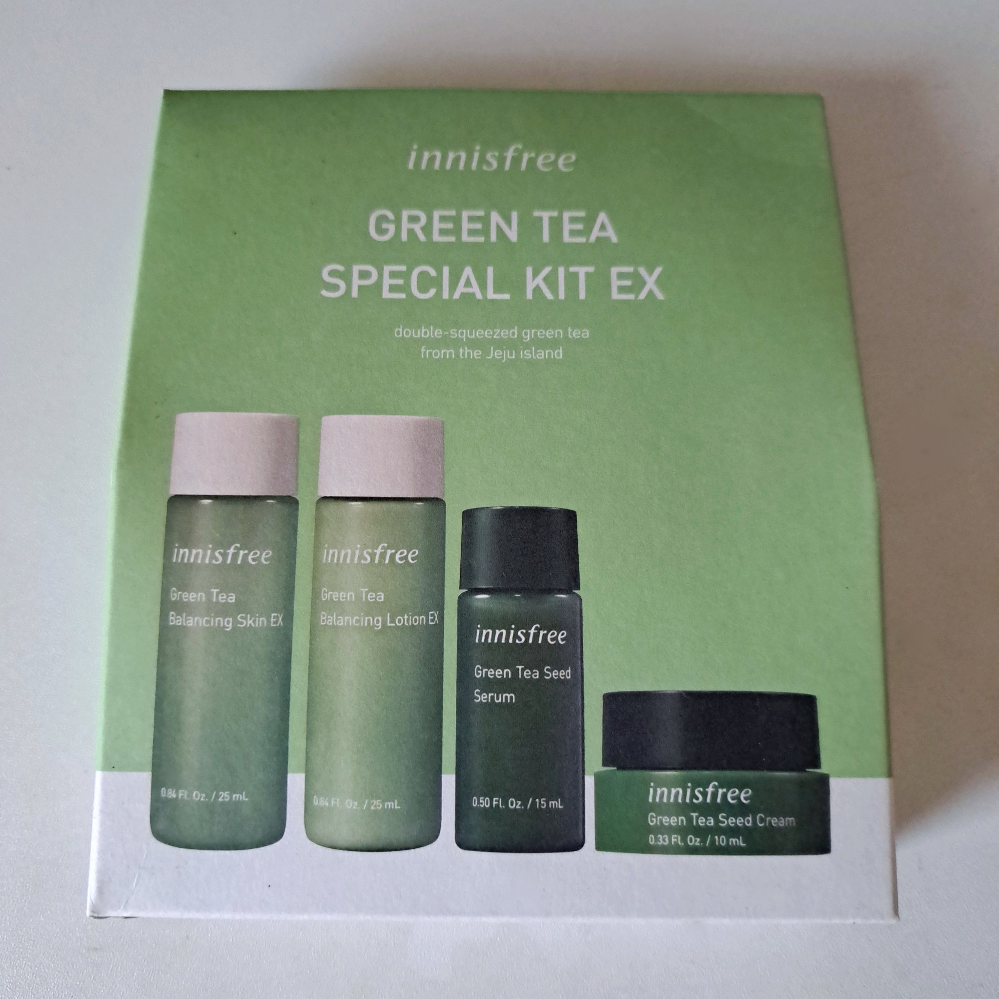 グリーンティーシード クリーム/innisfree/フェイスクリームを使ったクチコミ（2枚目）