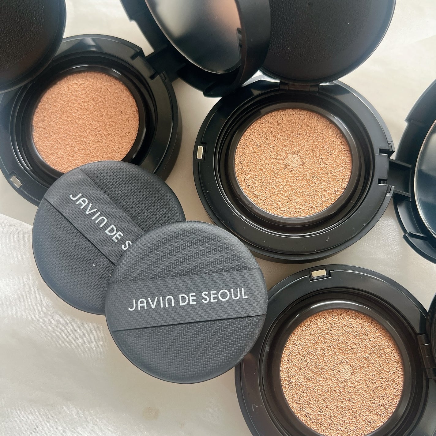 ジャビンドゥソウル ウインクファンデーションパクト/Javin De Seoul/クッションファンデーションを使ったクチコミ(9枚目)