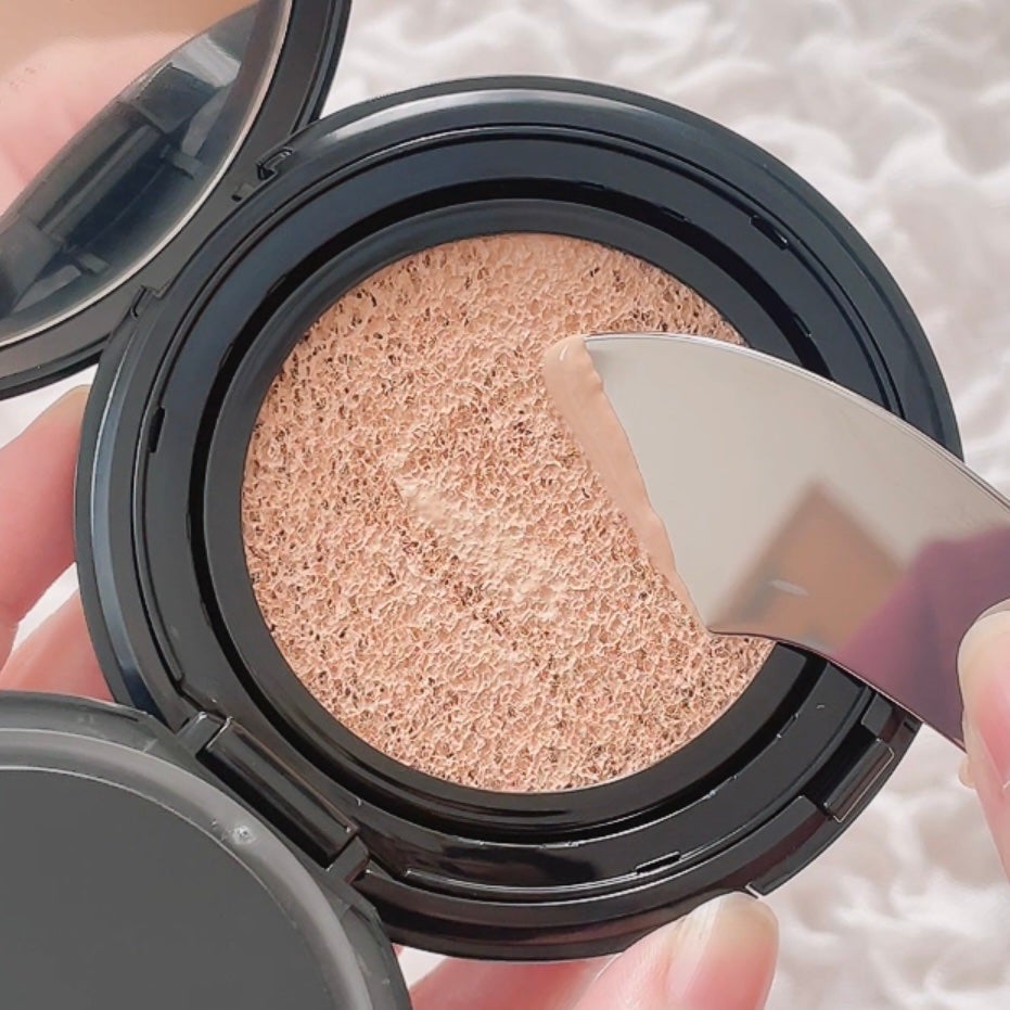 ドラマティックエッセンスクッション グロウ/マキアージュ/クッションファンデーションを使ったクチコミ(3枚目)