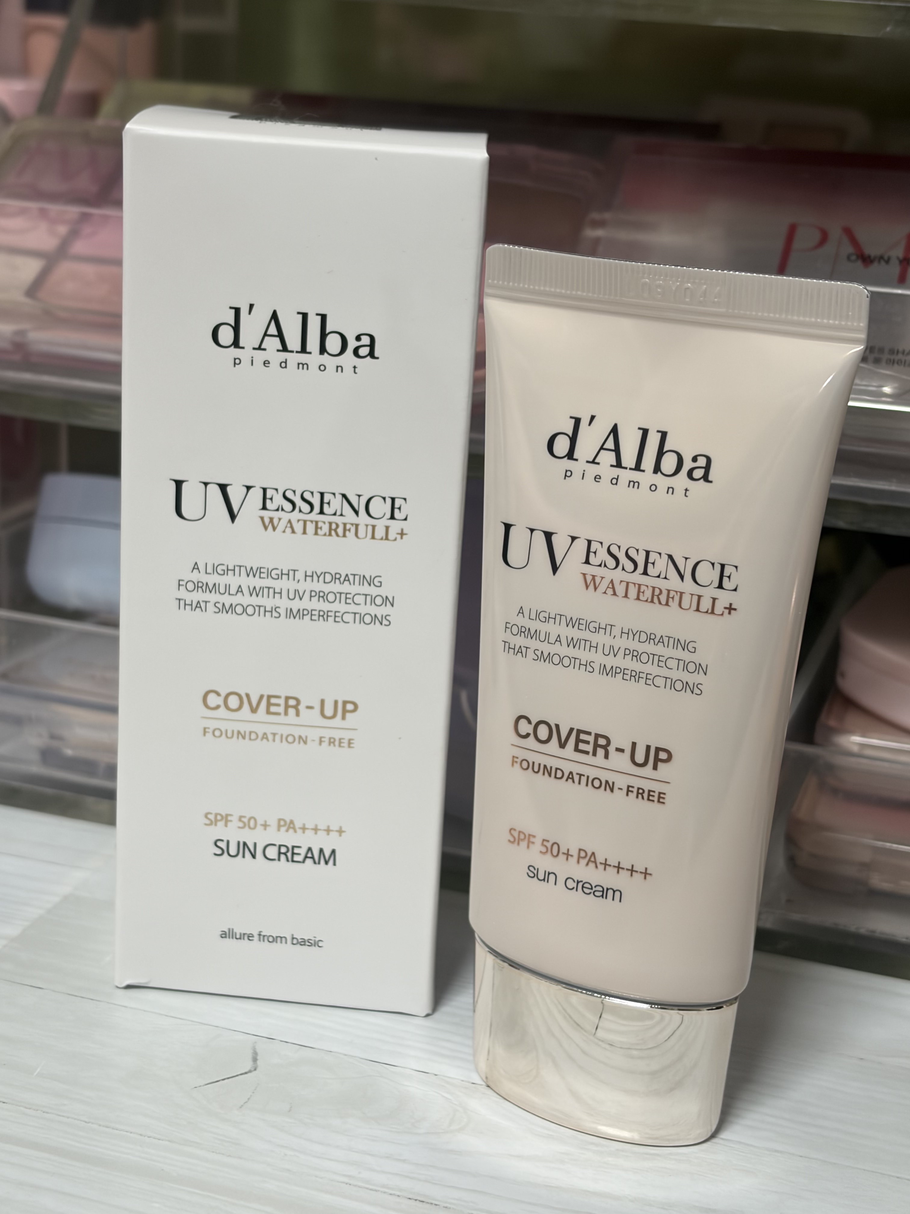 ウォータフルトーンアップサンクリーム（カバーベージュ）/ダルバ/日焼け止め・UVケアを使ったクチコミ（2枚目）