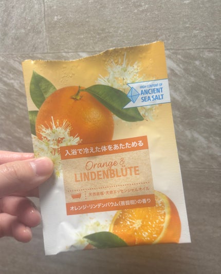クナイプ バスソルト オレンジ・リンデンバウム<菩提樹>の香り/クナイプ/無機塩系入浴剤を使ったクチコミ(1枚目)
