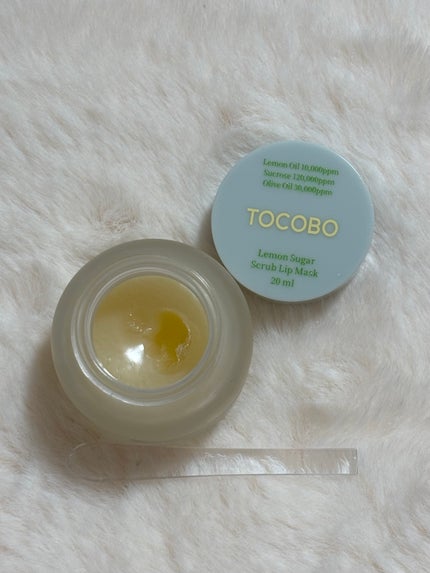 レモンシュガースクラブリップマスク/TOCOBO/リップスクラブを使ったクチコミ(1枚目)