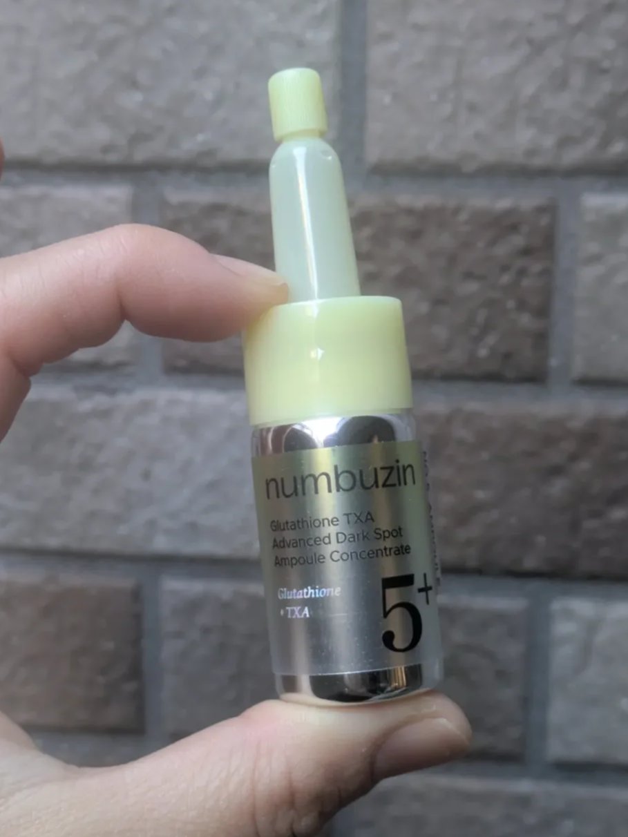 5番 白玉グルタチオン100×TXA10集中トーニング美容液/numbuzin/美容液を使ったクチコミ（1枚目）