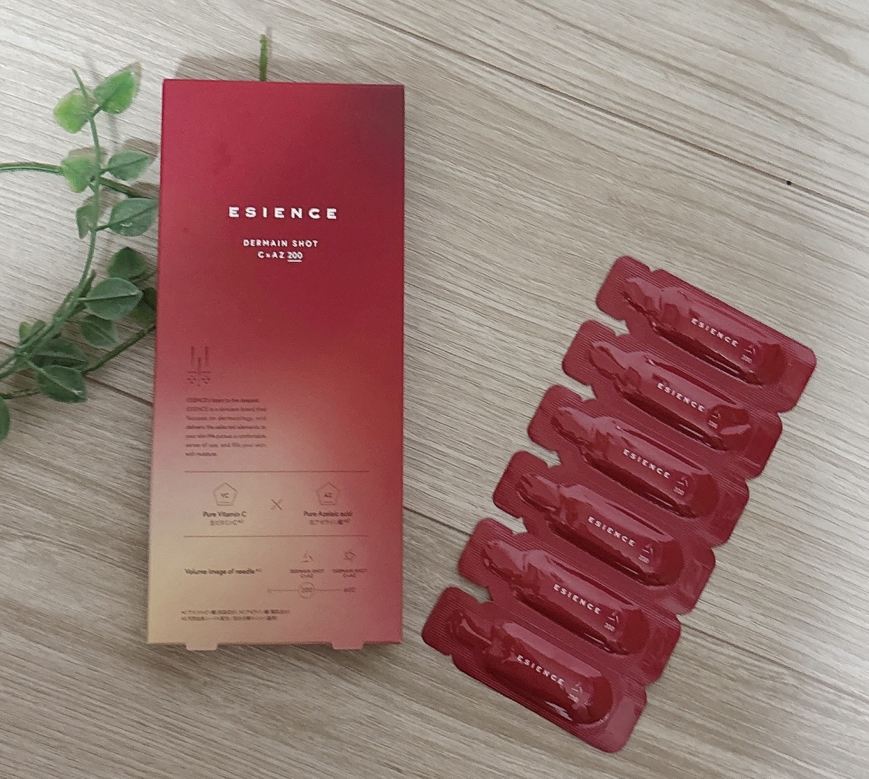 C×AZ ダーマインショット200/ESIENCE/美容液を使ったクチコミ（1枚目）