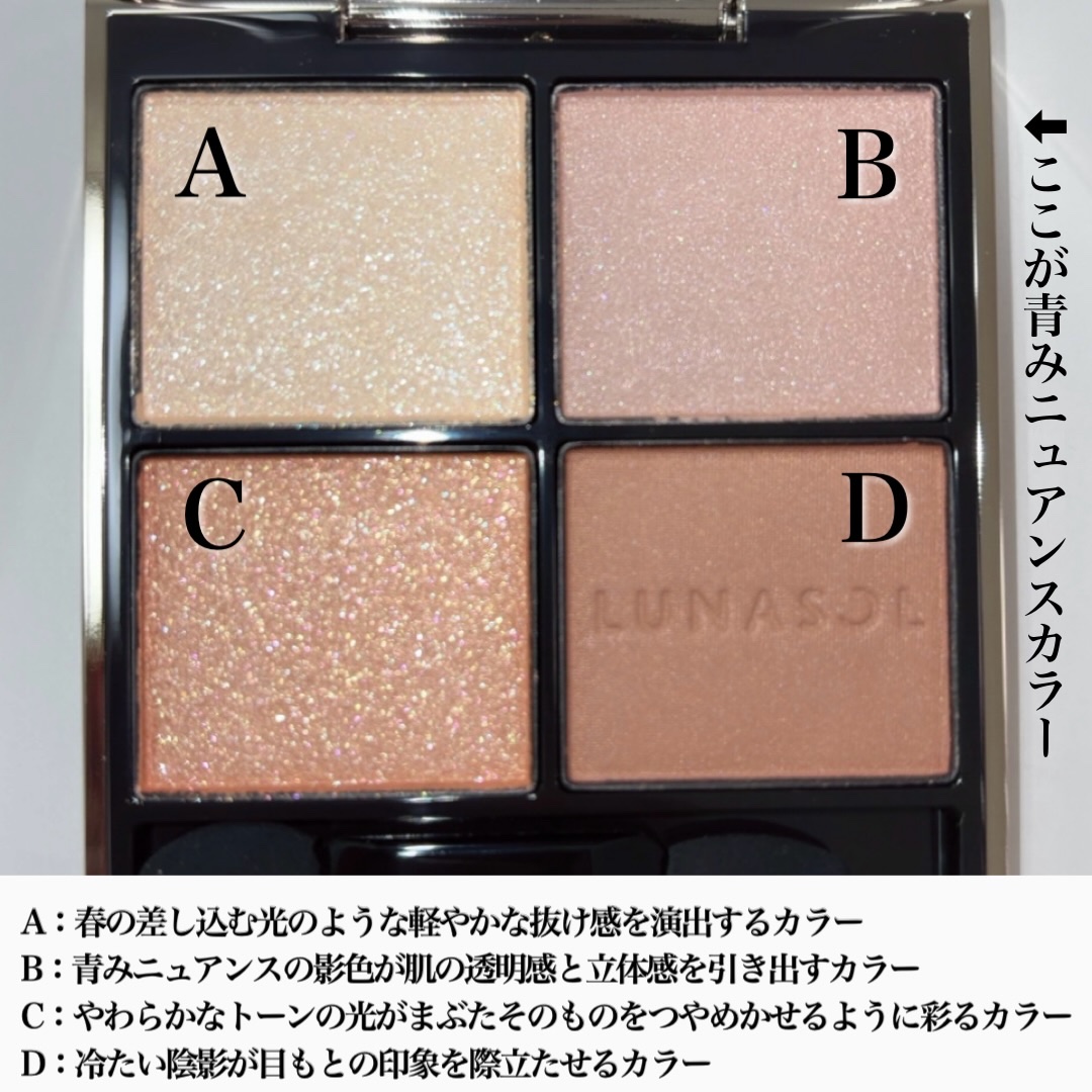 ルナソル アイカラーレーションN/LUNASOL/アイシャドウパレットを使ったクチコミ（3枚目）