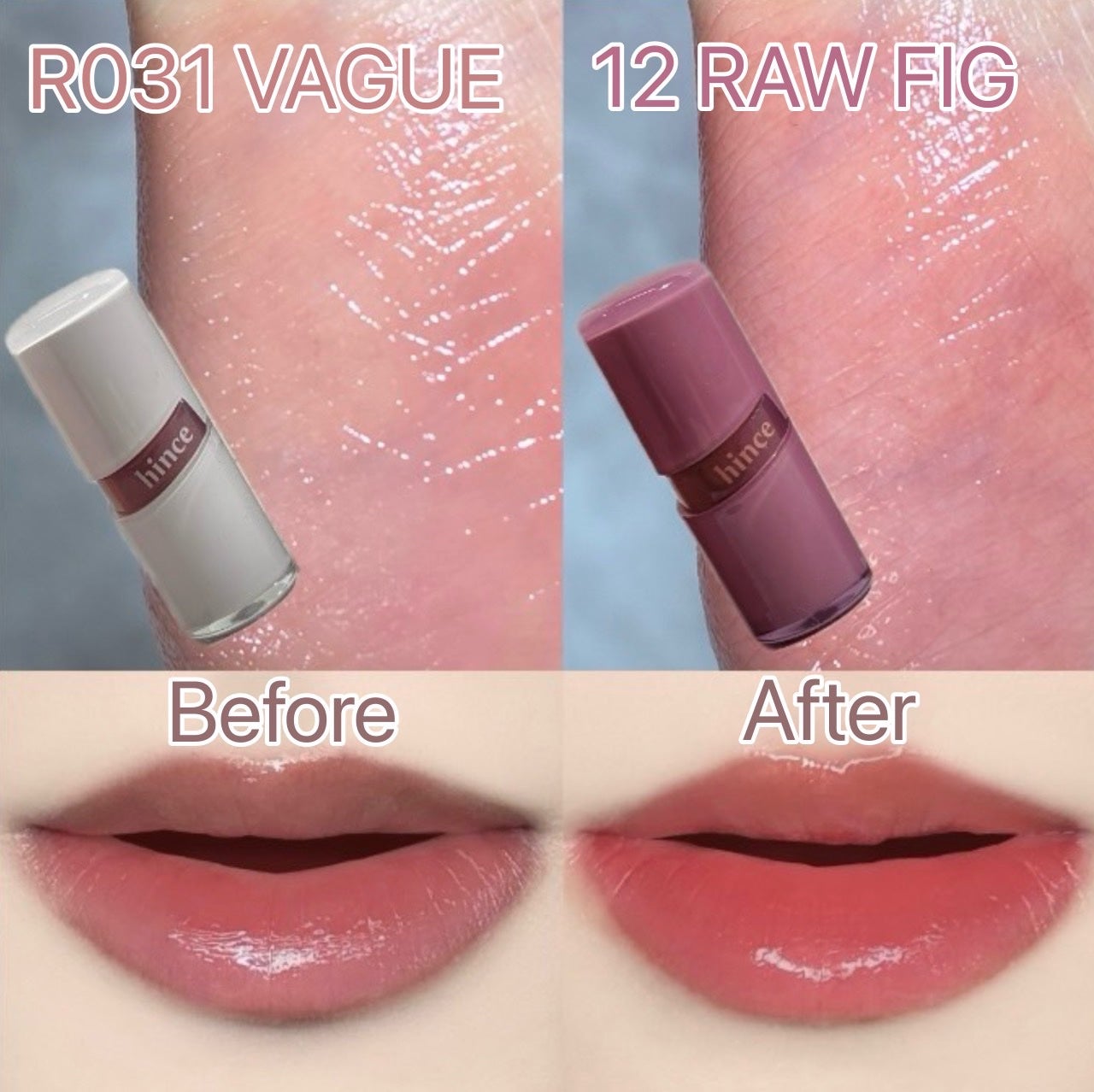 ロウグロウジェルティント/hince/リップティントを使ったクチコミ(2枚目)