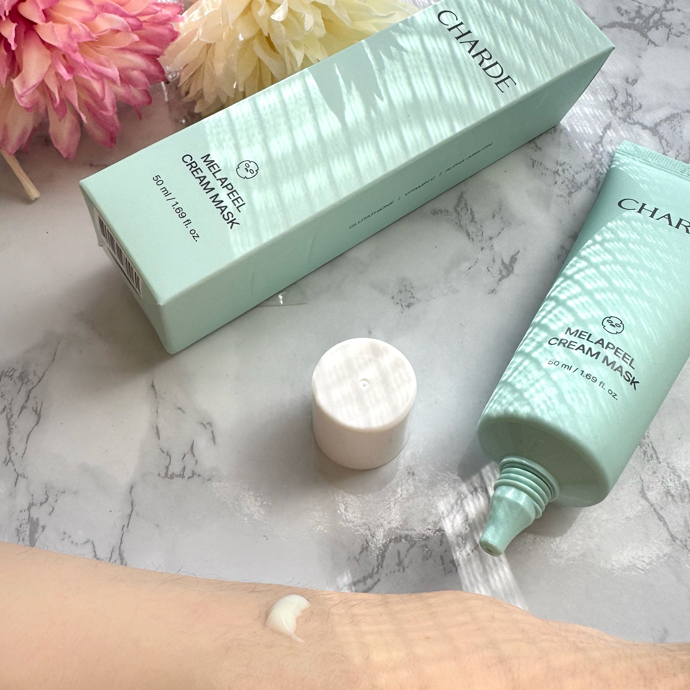 メラピールクリームマスク/CHARDE/ピーリングを使ったクチコミ（1枚目）