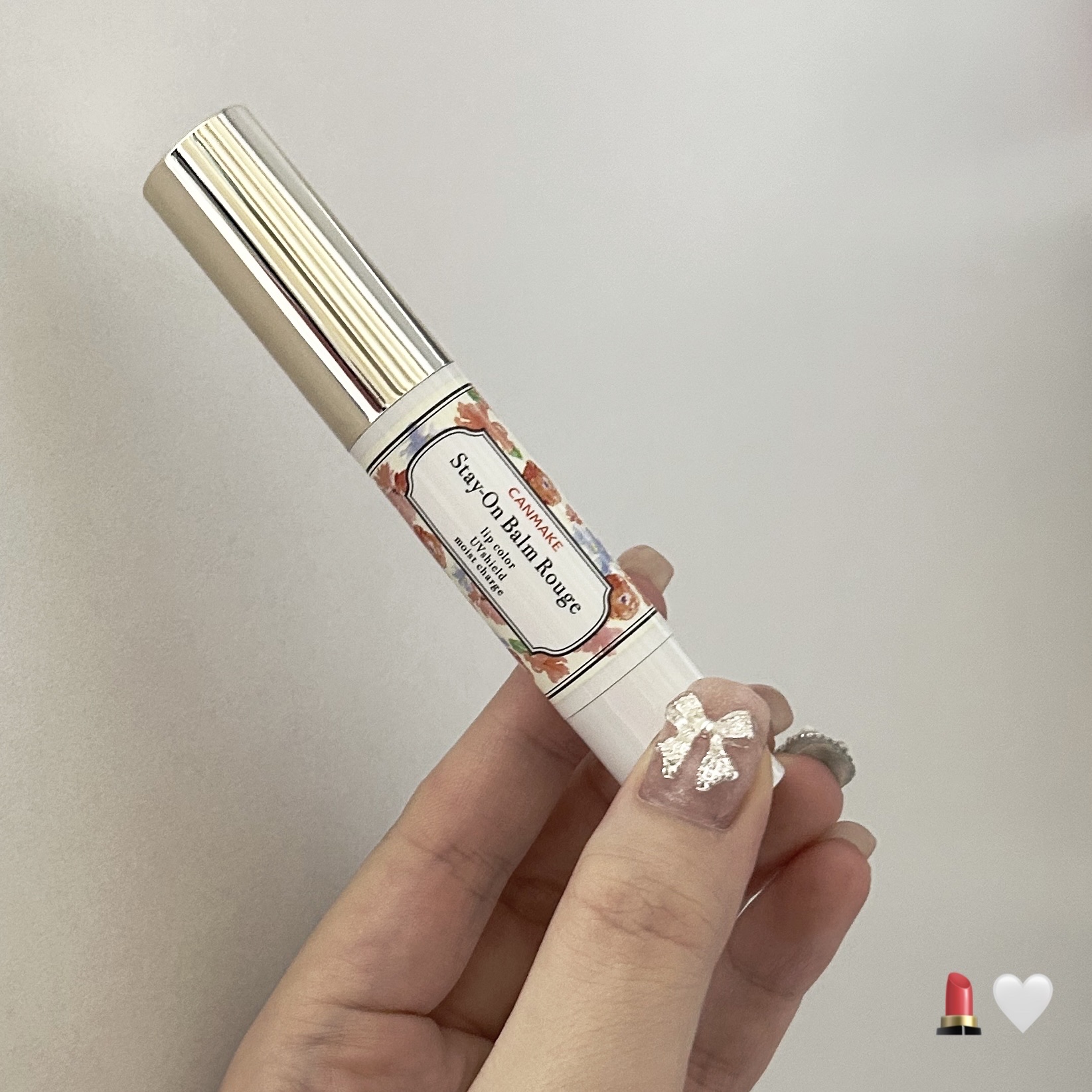 ステイオンバームルージュ（ティントタイプ） T01 リトルアネモネ/キャンメイク/リップティントを使ったクチコミ（1枚目）