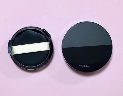 ドラマティックエッセンスクッション グロウ/マキアージュ/クッションファンデーションを使ったクチコミ(5枚目)