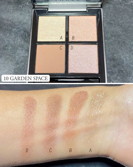 THREE スターゲージング アイシャドウクアッド 10 GARDEN SPACE/THREE/アイシャドウパレットの画像