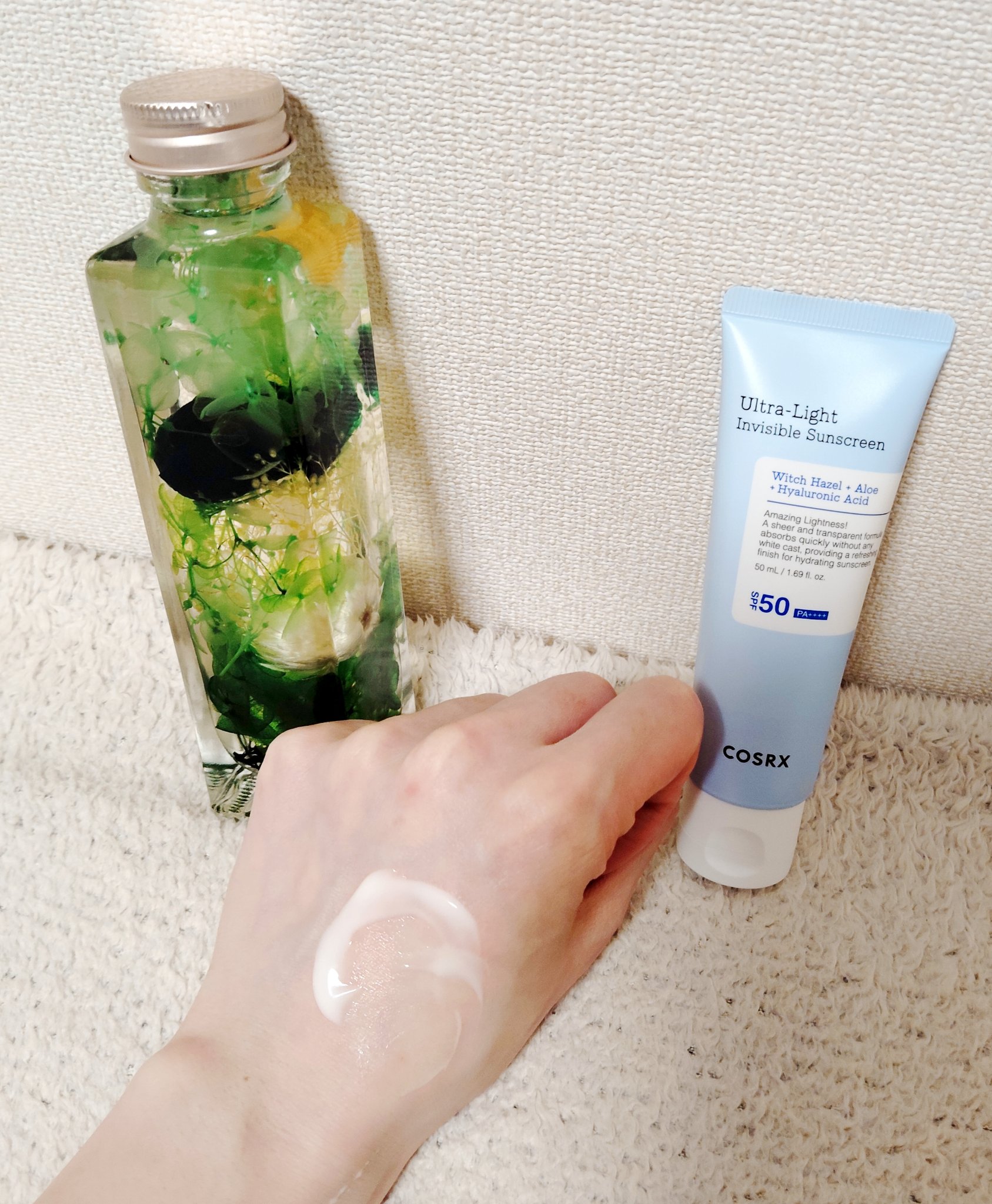 エアリーライト 透明UVスティック/COSRX/日焼け止めスティックを使ったクチコミ（3枚目）