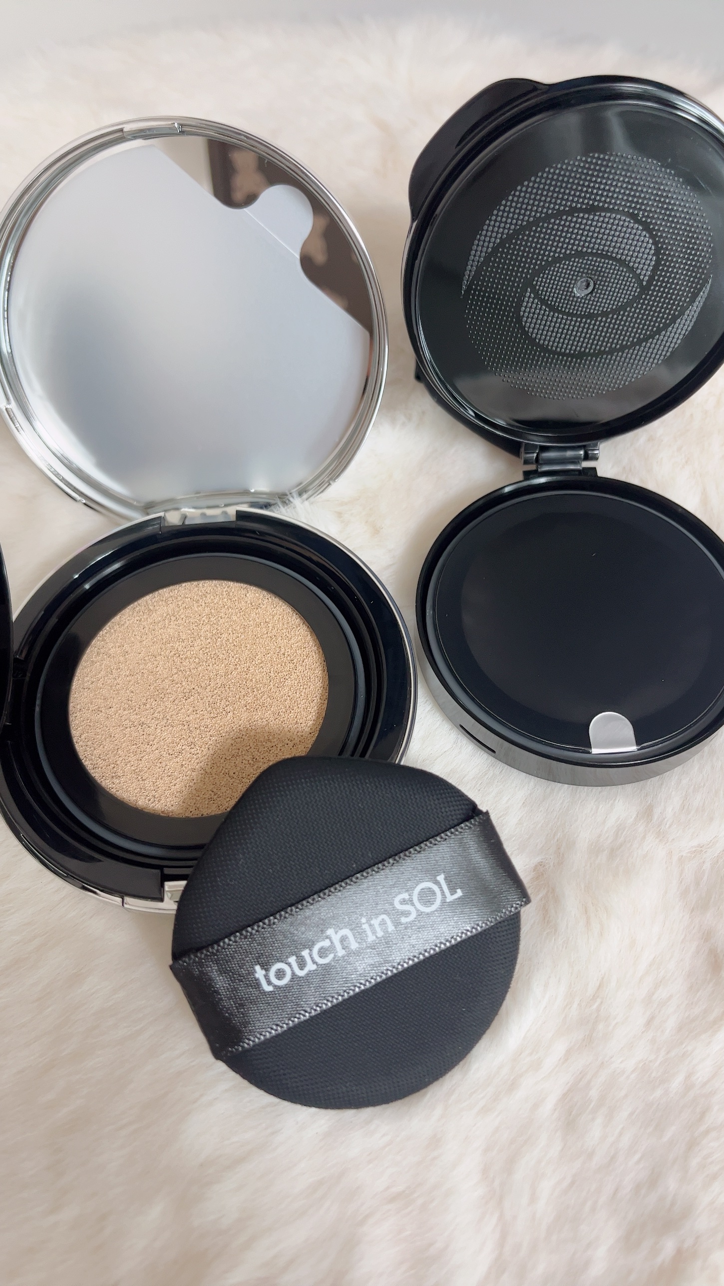 グロウエアークッション/touch in SOL /クッションファンデーションを使ったクチコミ（2枚目）