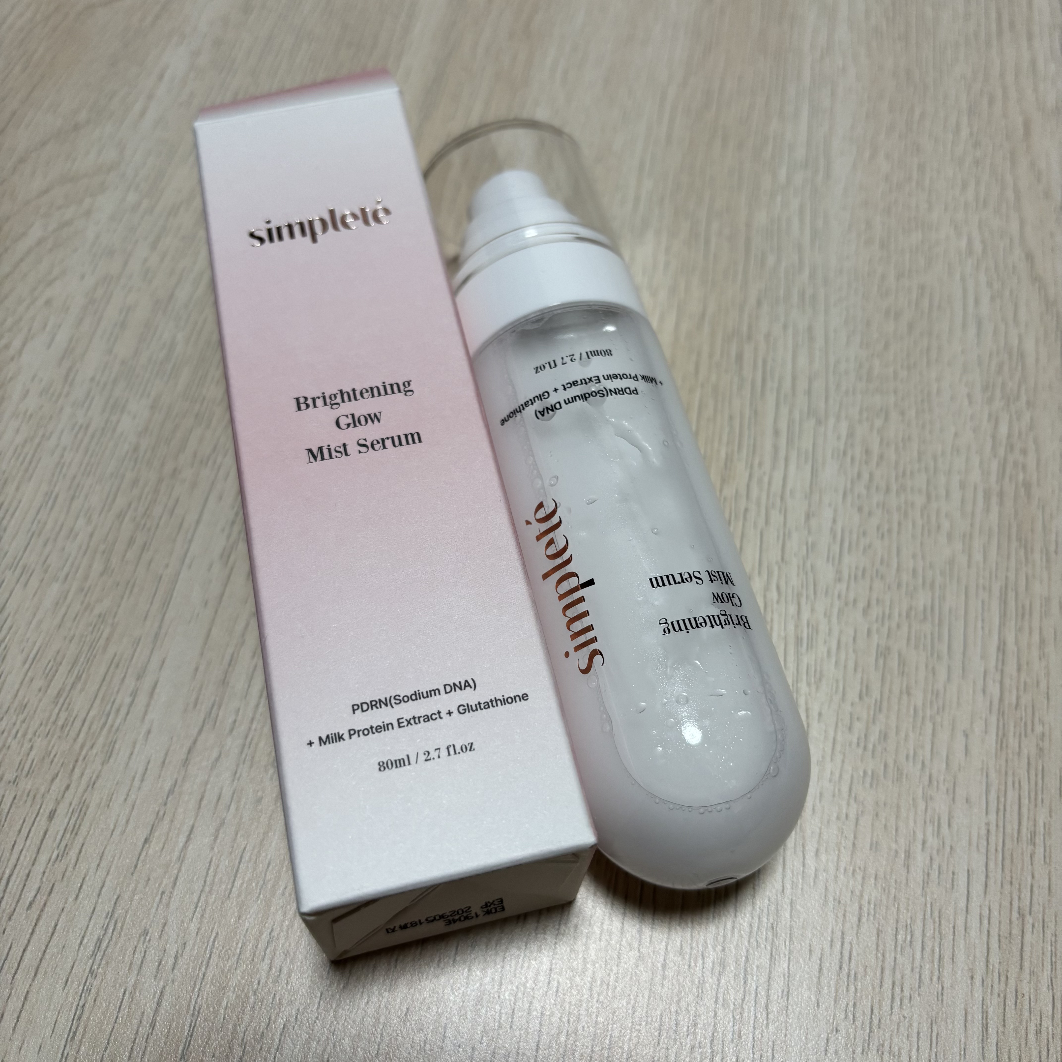 ブライトニング グロウ ミストセラム/Simplete(シンプレ)/ミスト状化粧水を使ったクチコミ（2枚目）