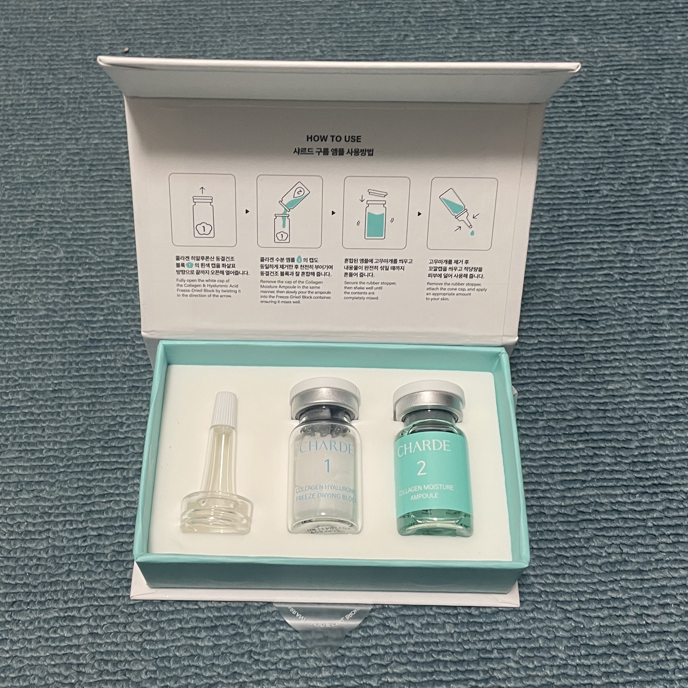 クラウドアンプル 1week キット/CHARDE/美容液を使ったクチコミ（3枚目）