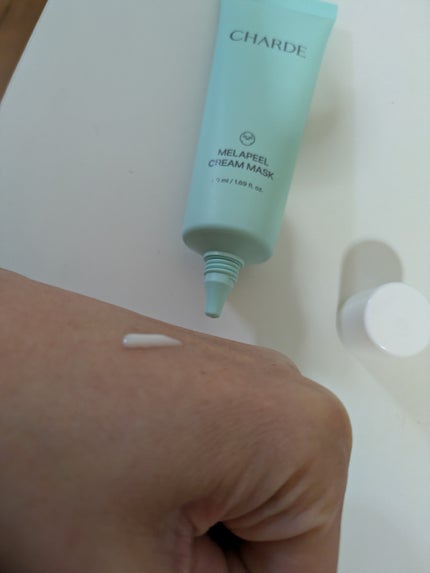 メラピールクリームマスク/CHARDE/ピーリングを使ったクチコミ(2枚目)